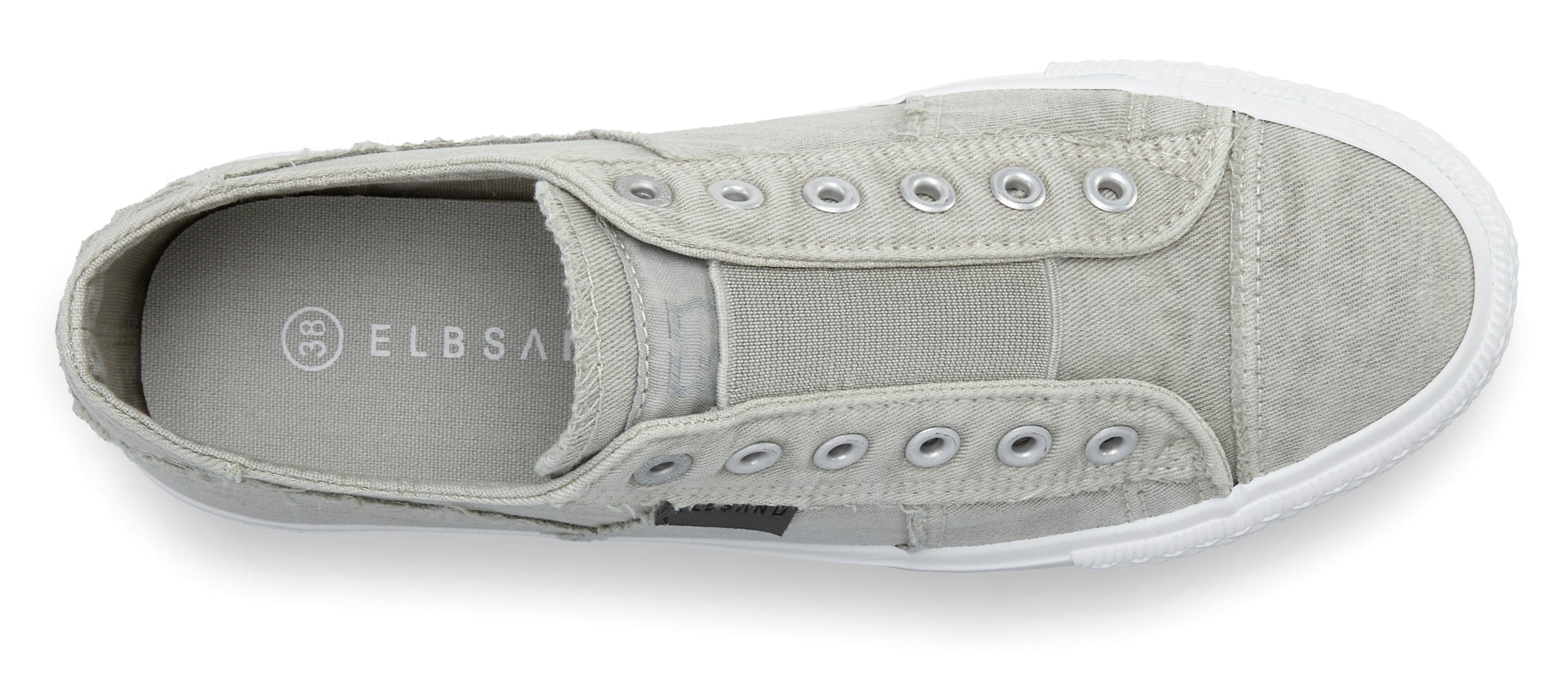 Elbsand Sneakers Halfschoen, slippers, vrijetijdsschoen, uit textiel, comfortabele elastische inzet, lage schoen, casual schoen, slipper