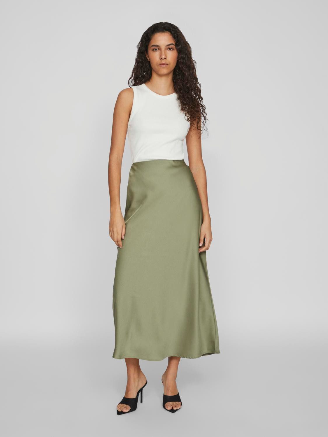 Vila Maxirok VIELLETTE HW LONG SKIRT - NOOS