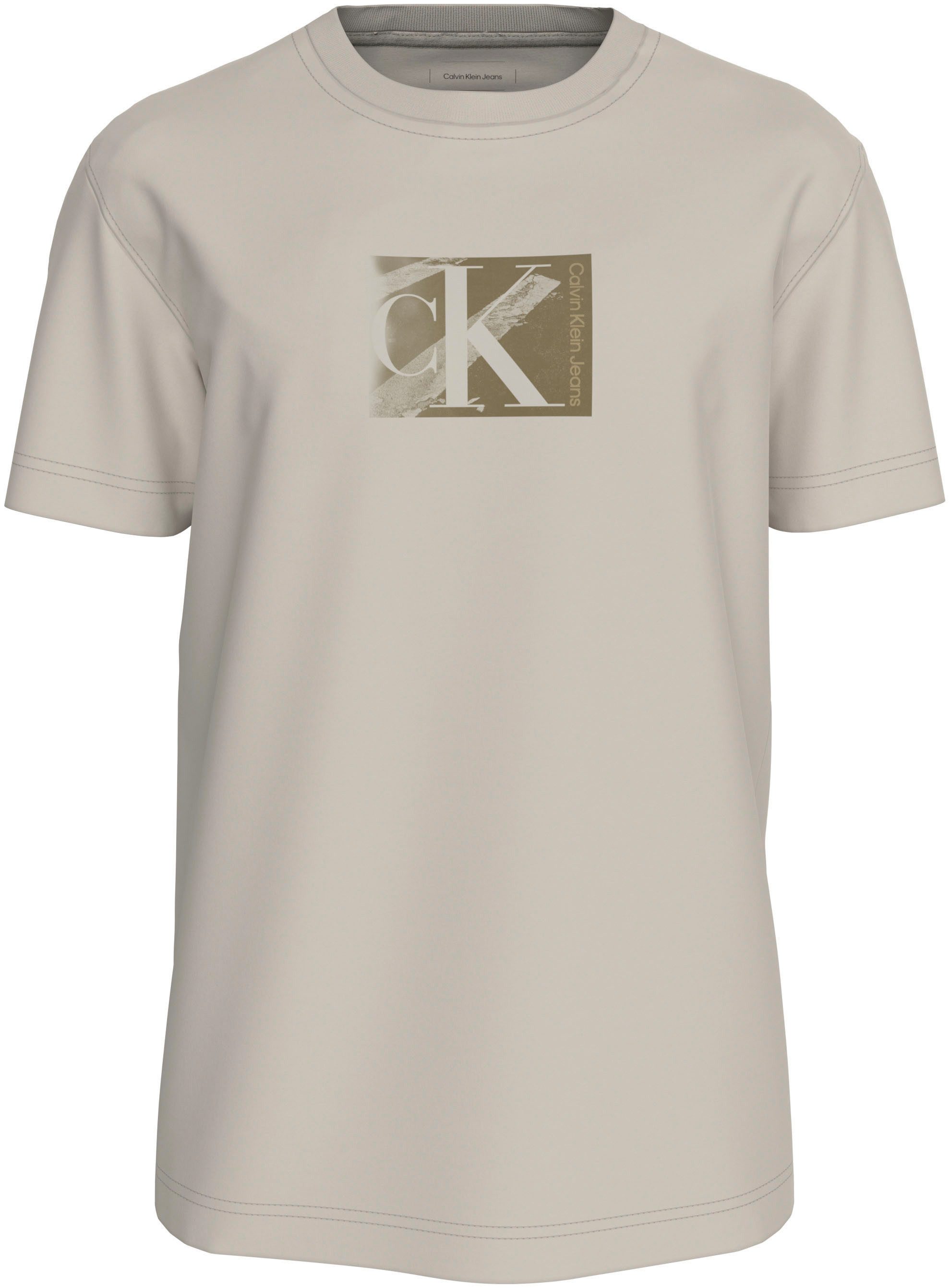 Calvin Klein Shirt met ronde hals SMALL CK BOX TEE