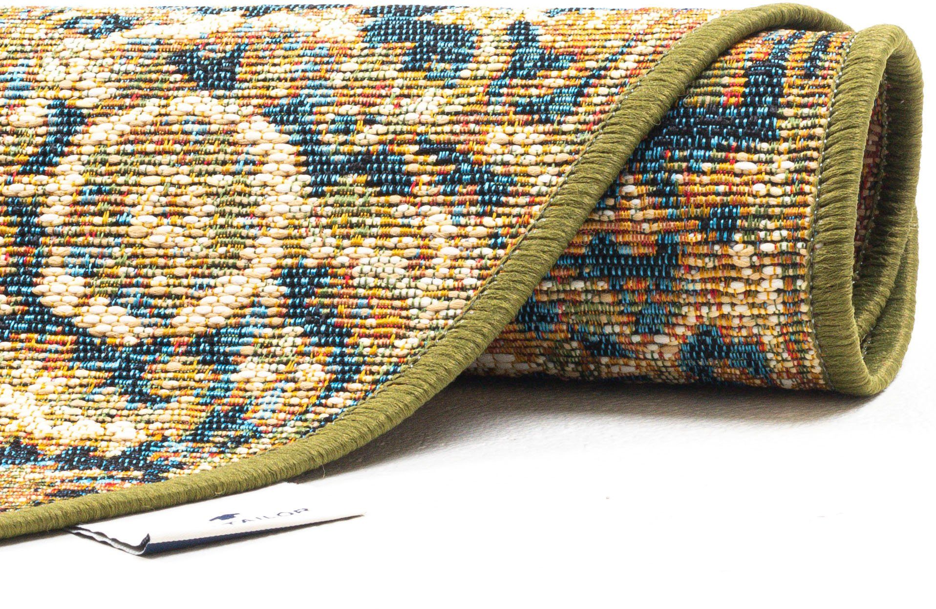 TOM TAILOR HOME Vloerkleed Funky Outdoor Orient One Platweefsel, oriënt-look, geschikt voor binnen en buiten, woonkamer