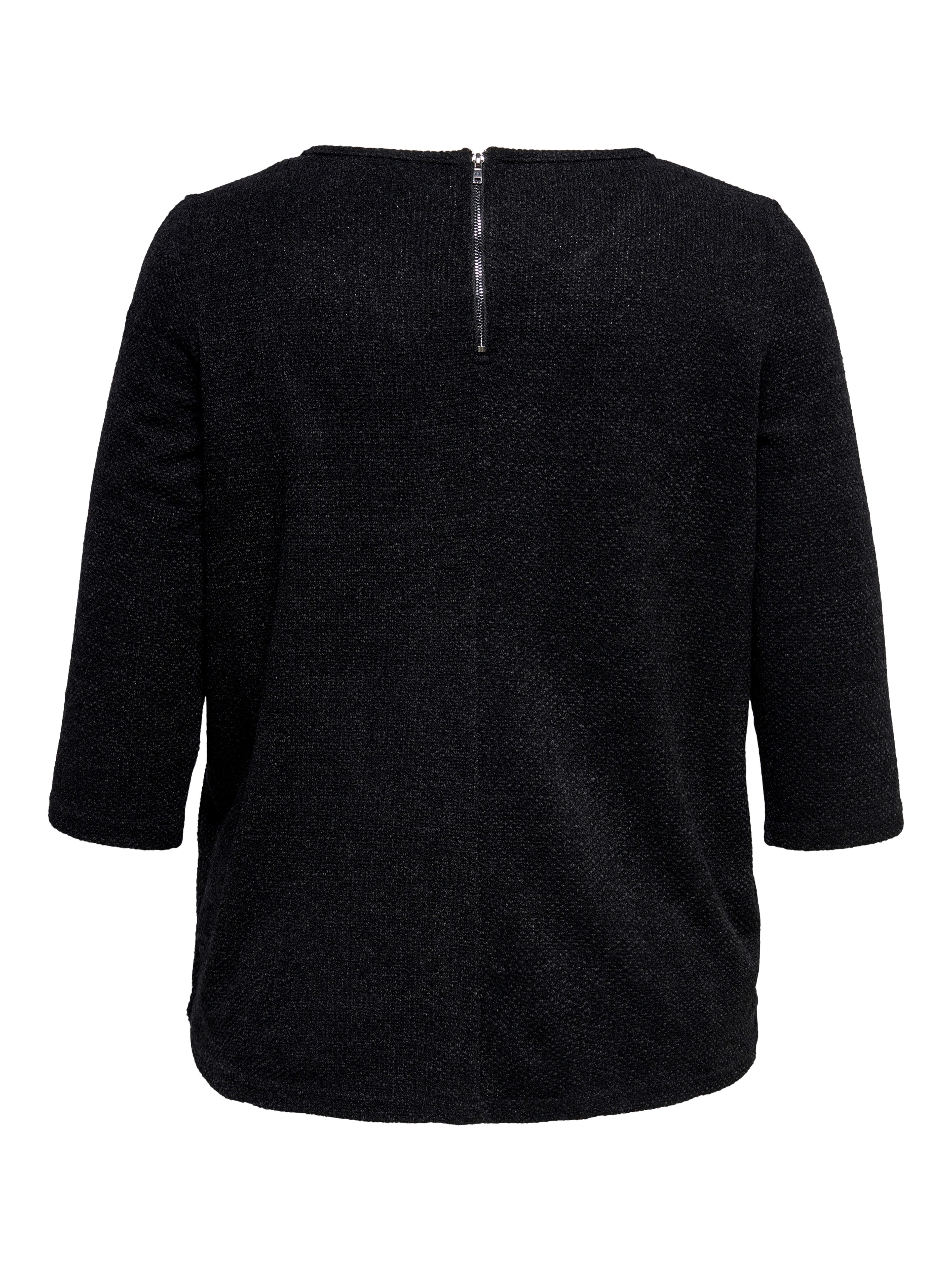 ONLY CARMAKOMA Shirt met 3/4 mouwen CARMARTHA 3/4 TOP