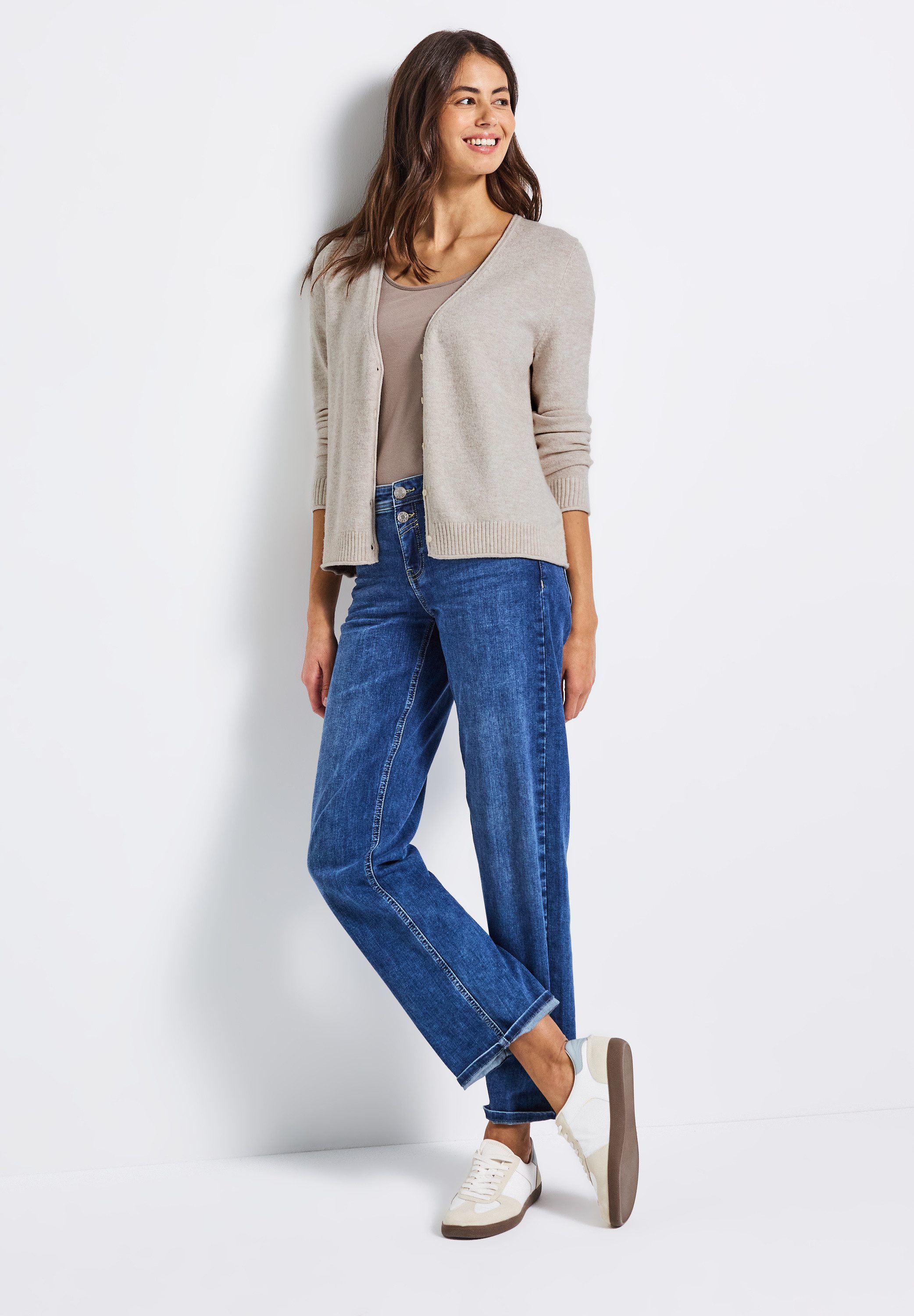 STREET ONE Cardigan met v-hals