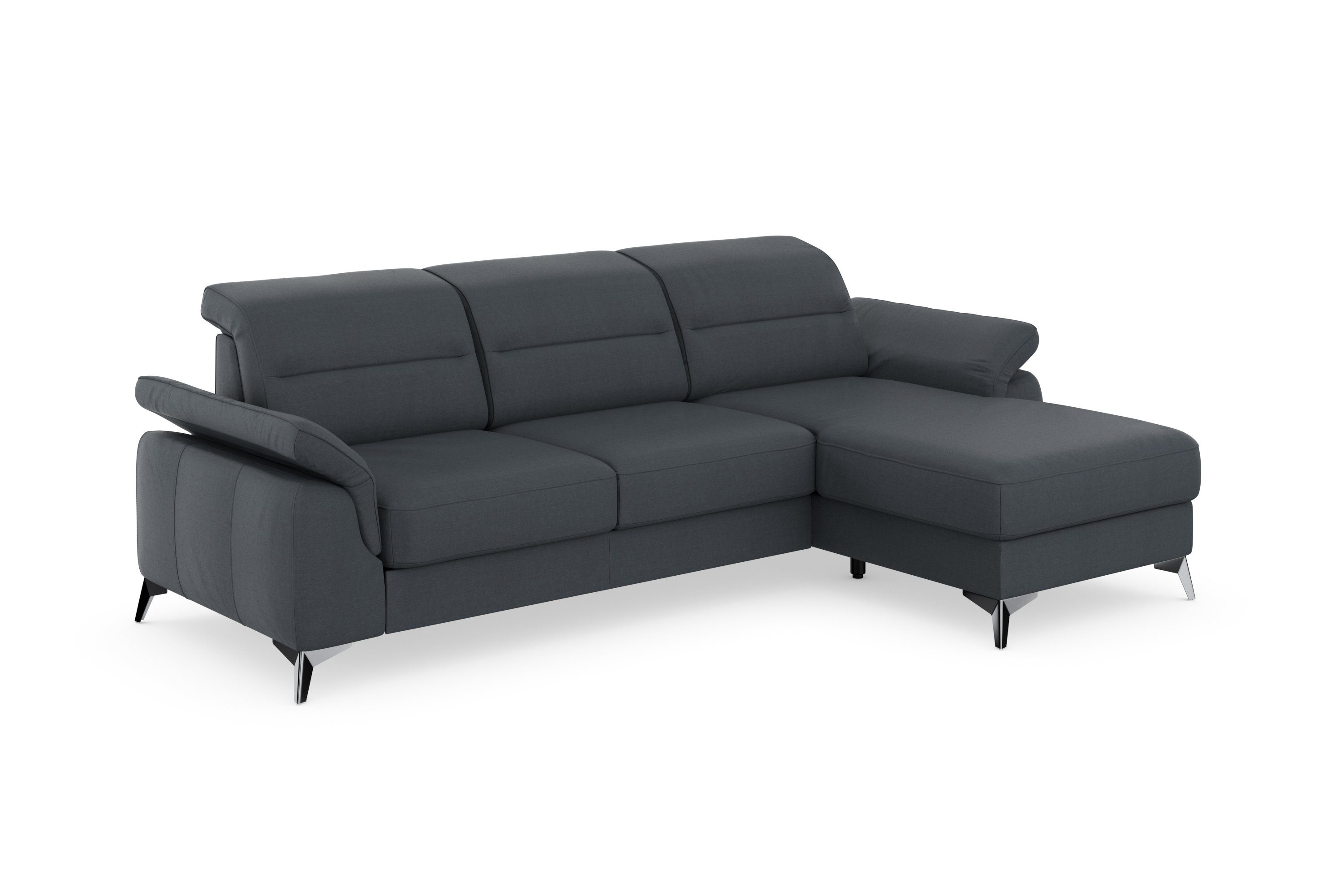 sit&more Hoekbank Sinatra L-vorm met récamier, optioneel met verstelbare hoofdsteun en armleuning
