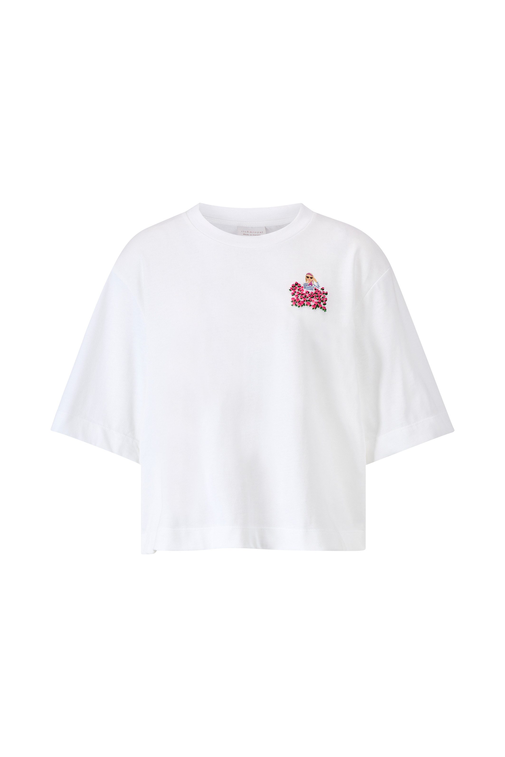 Rich & Royal Shirt met korte mouwen Met een ronde hals