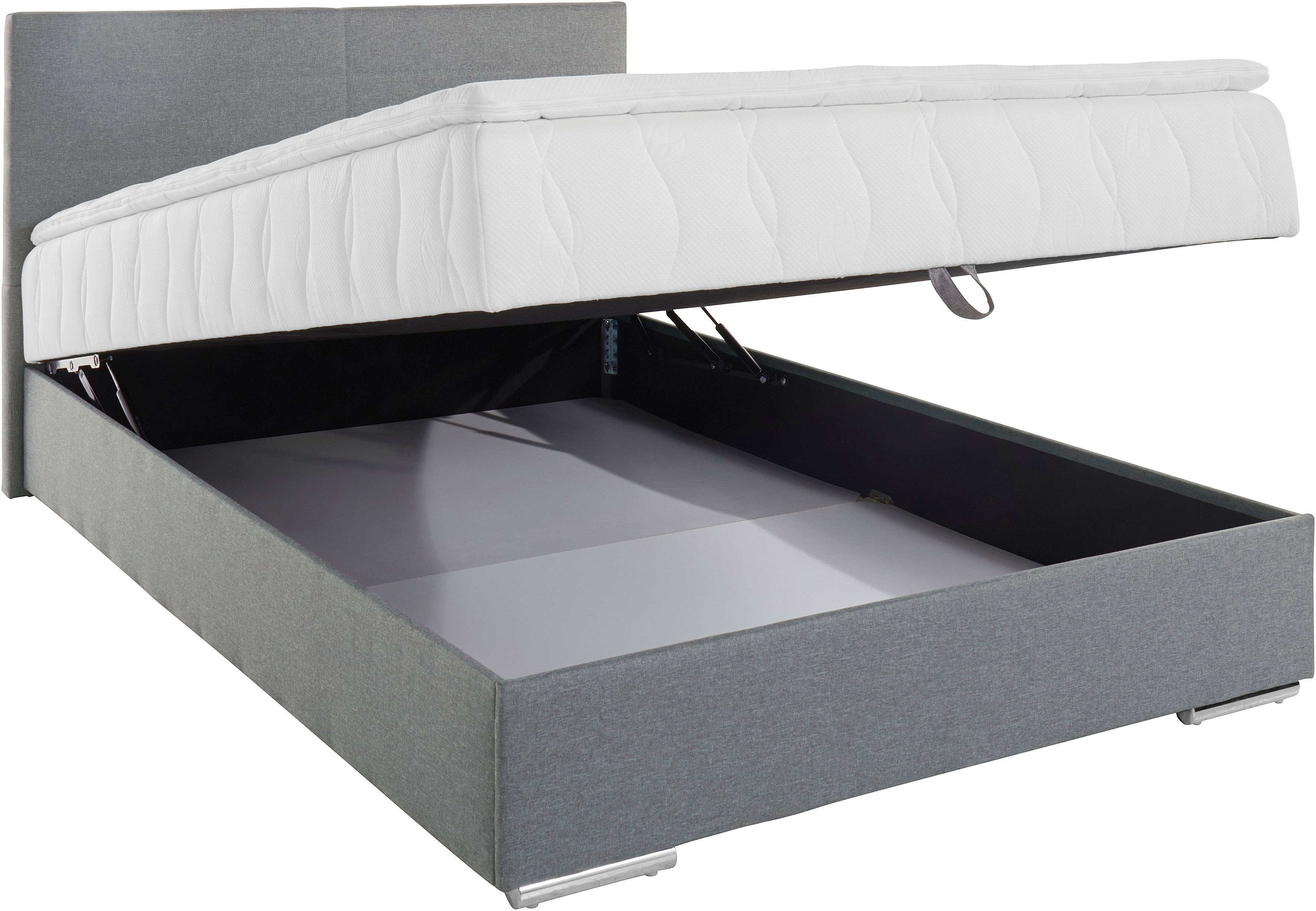 COTTA Boxspring Tom met bedkist, topmatras en sierkussen