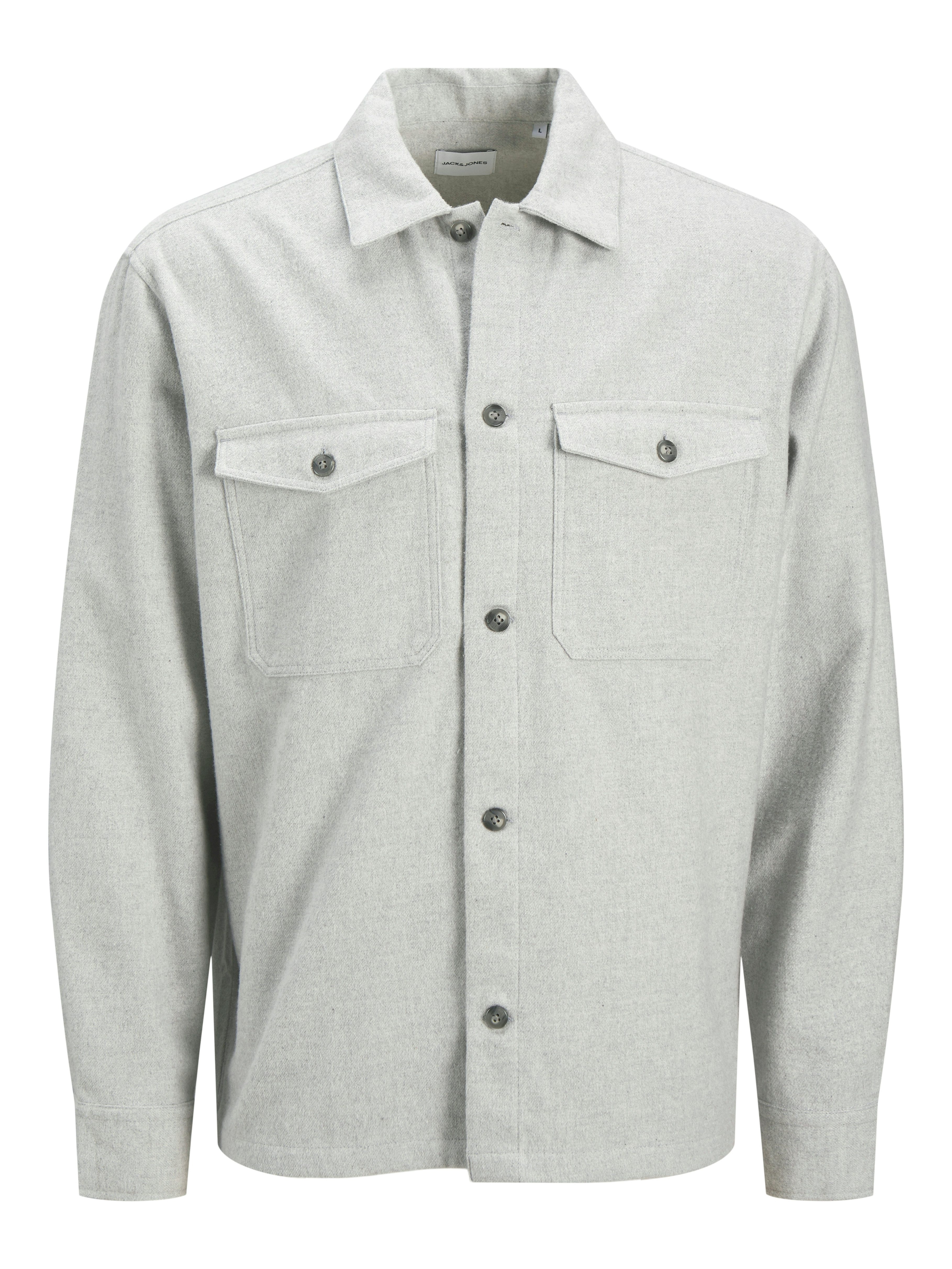 Jack & Jones Overhemd met lange mouwen JJEPERFECT MELANGE OVERSHIRT LS SN