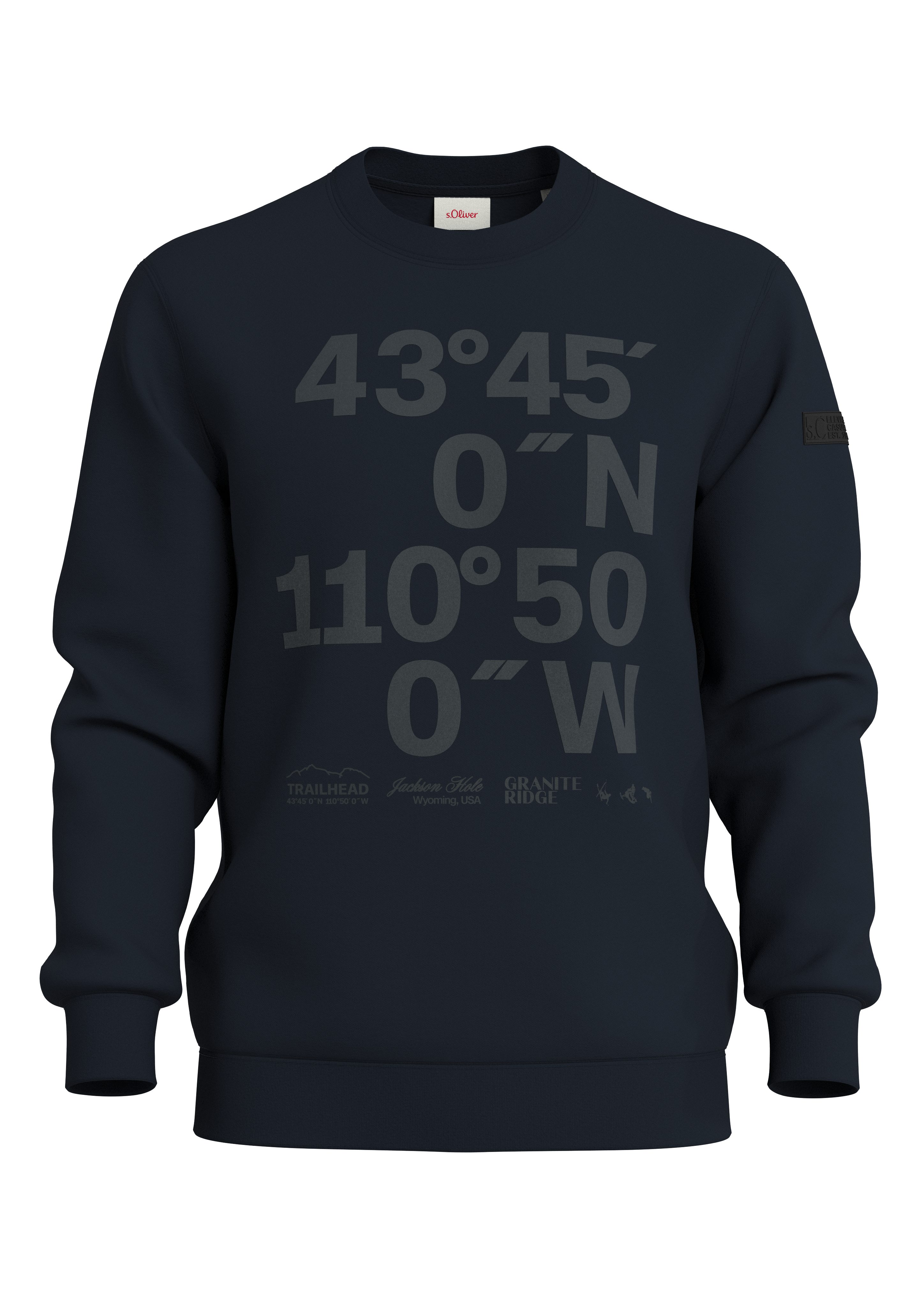 s.Oliver Sweatshirt met frontprint