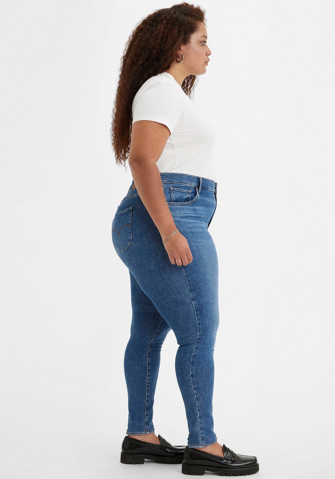 Levi's® Plus Skinny fit jeans 720 High-Rise met hoge taille