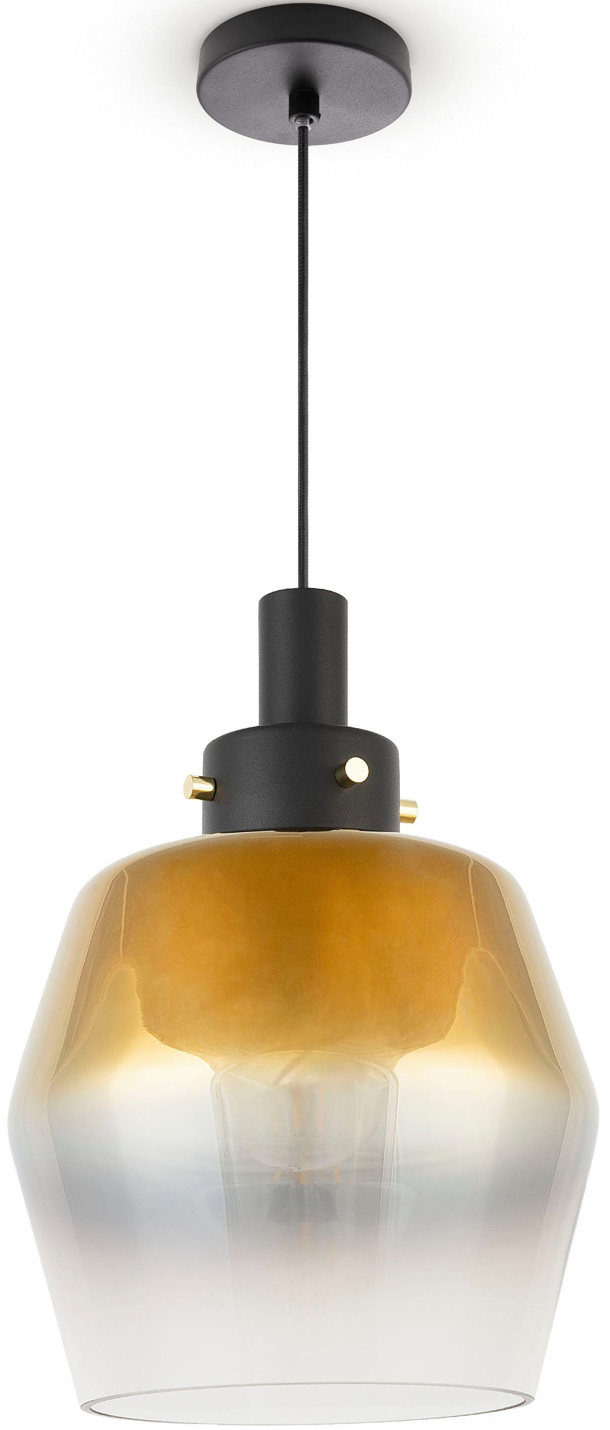 Paco Home Hanglamp DANA Pendellamp woonkamer glas eetkamer modern industrieel bar E27