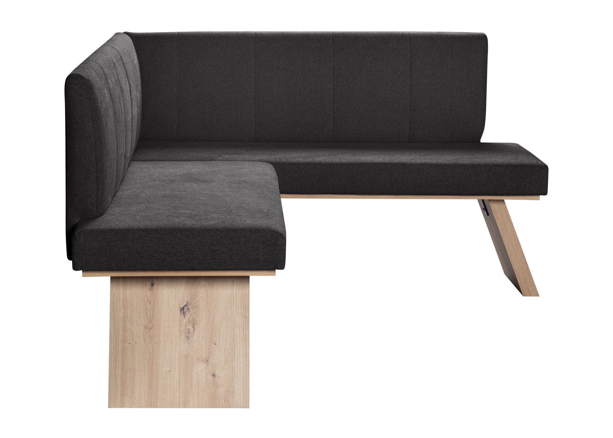 Home affaire Eethoek Nina Eetkamer zitgroep stoelen tafel en bank comfortabel gepolsterd (4-delig)