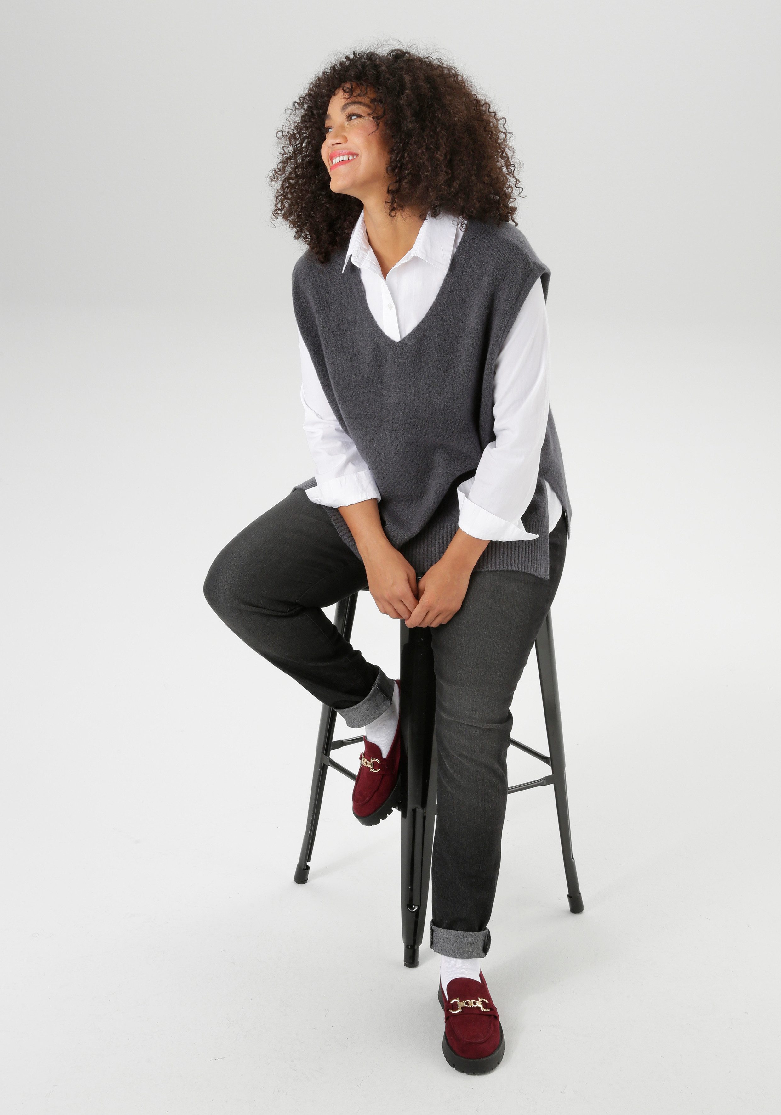 Aniston PLUS Slip-over met v-hals - nieuwe collectie