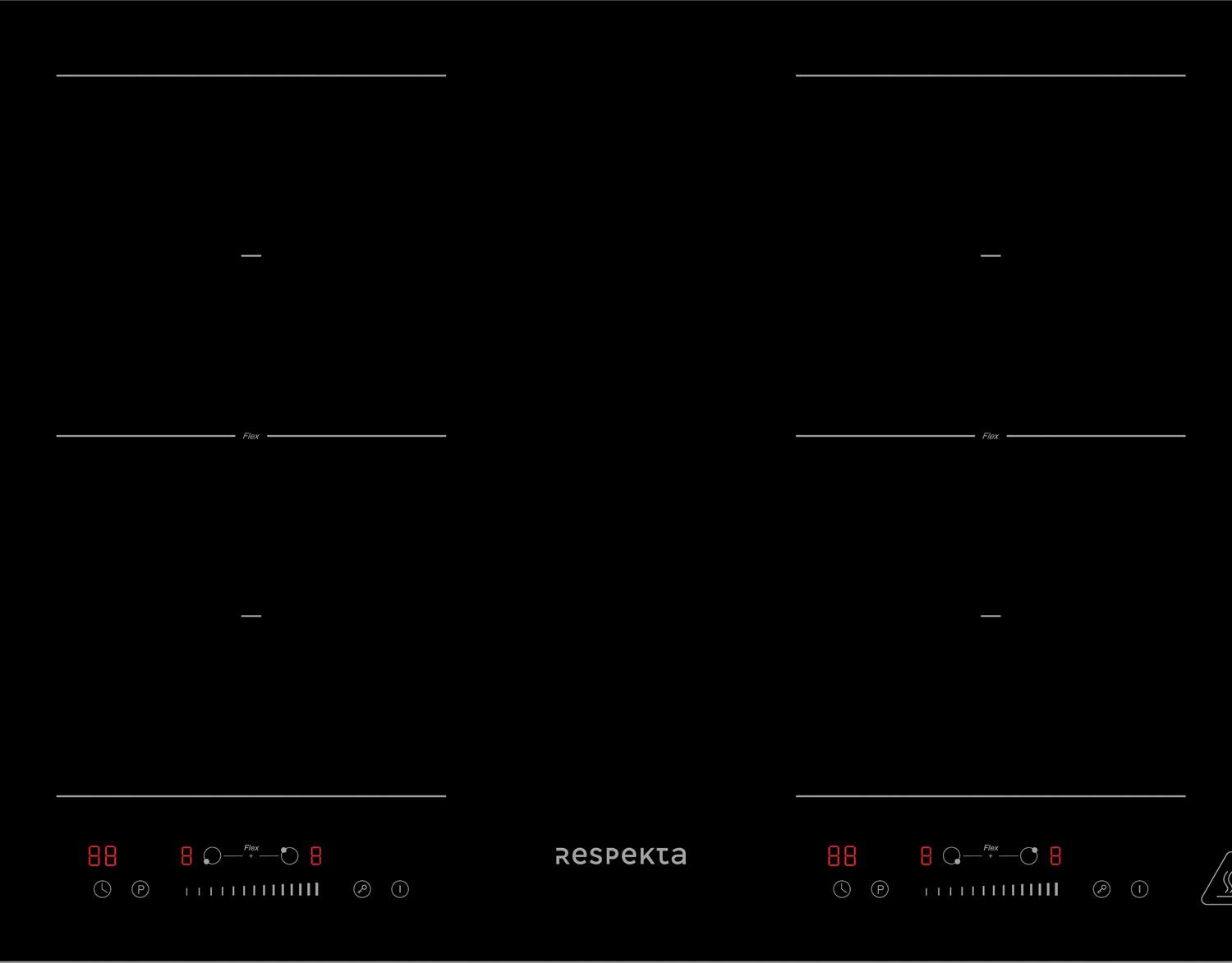 RESPEKTA Inductiekookplaat KM8800IF-28