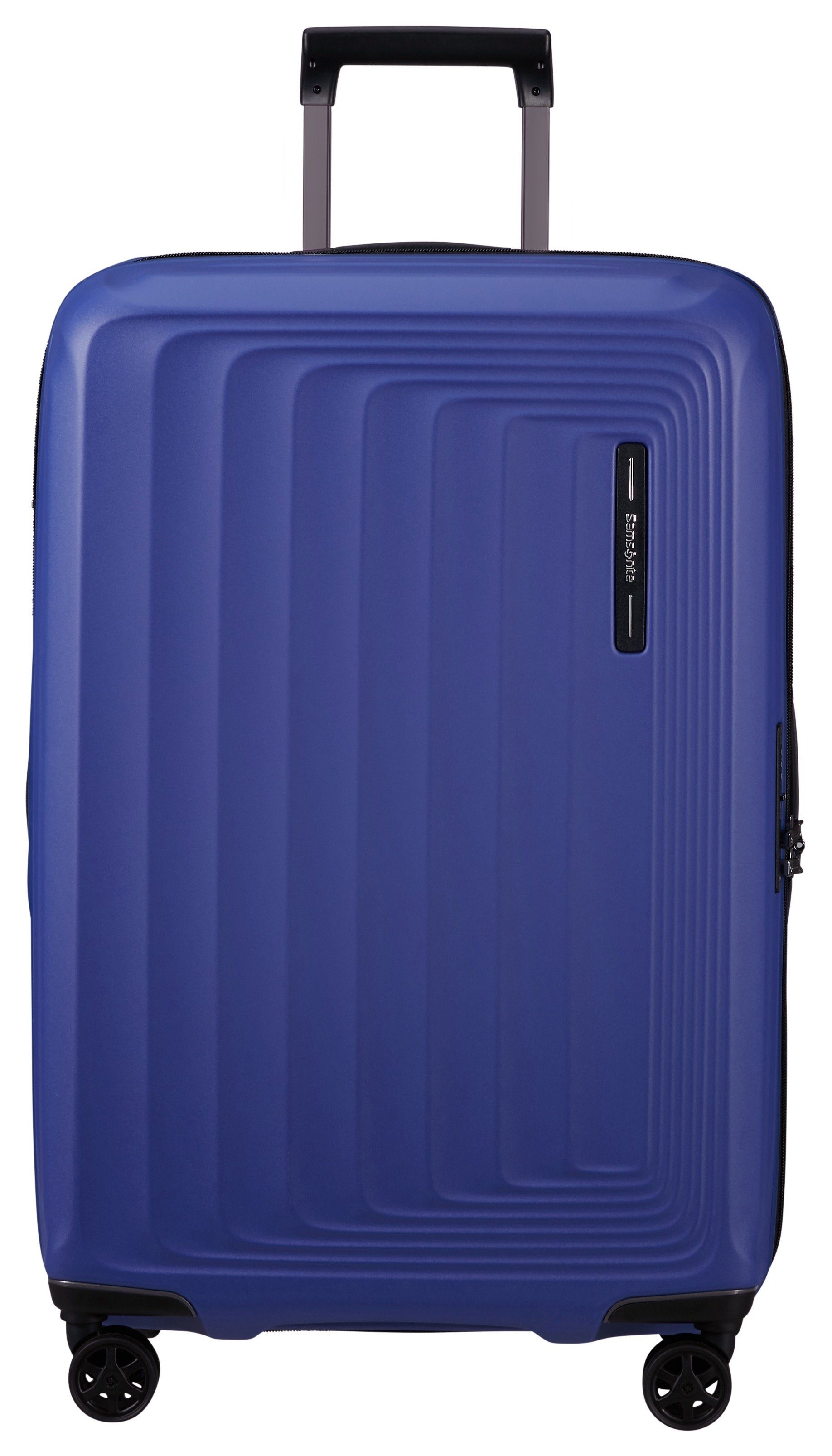 Samsonite Nuon Spinner 69 Exp matt nautical blue Harde Koffer