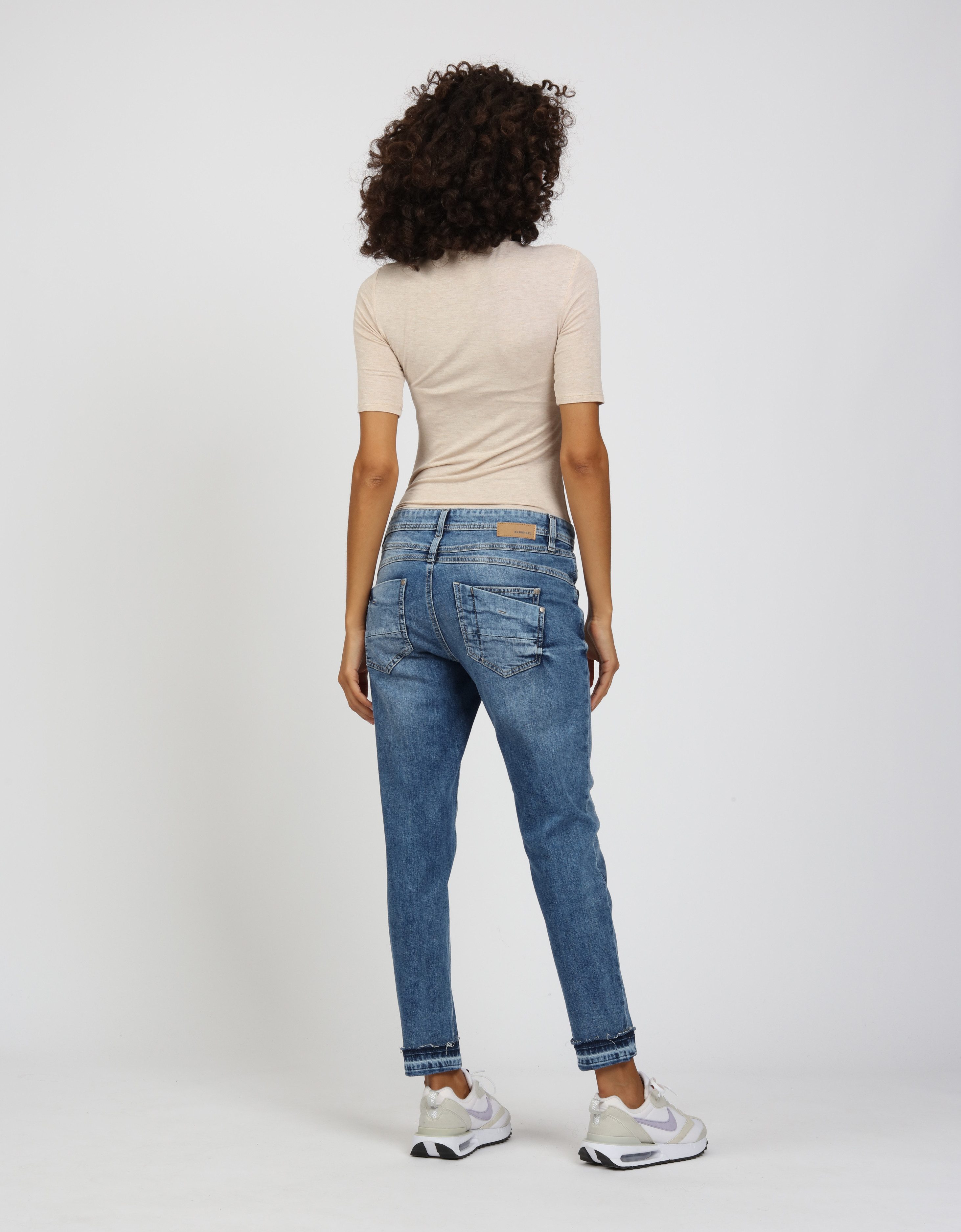 GANG Relax fit jeans 94AMELIE CROPPED in 5-pocket-stijl