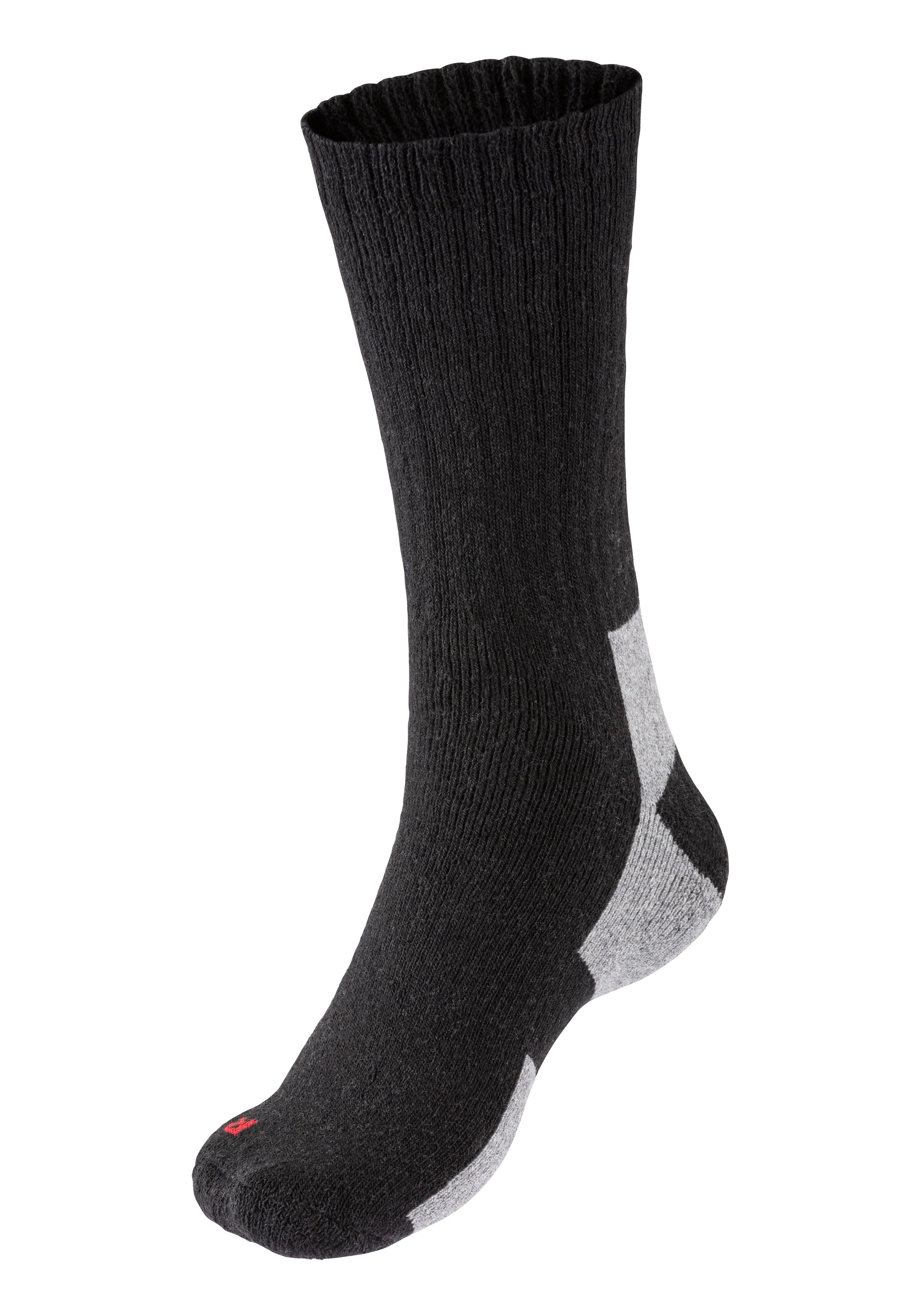 Apollo Basic sokken THERMAL TRACKING SOCKS Unisex met verwarmende merinowol (2 paar Set van 3)