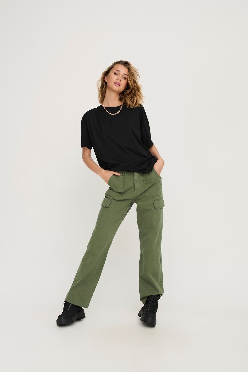 Only Cargobroek ONLMALFY CARGO PANT PNT NOOS