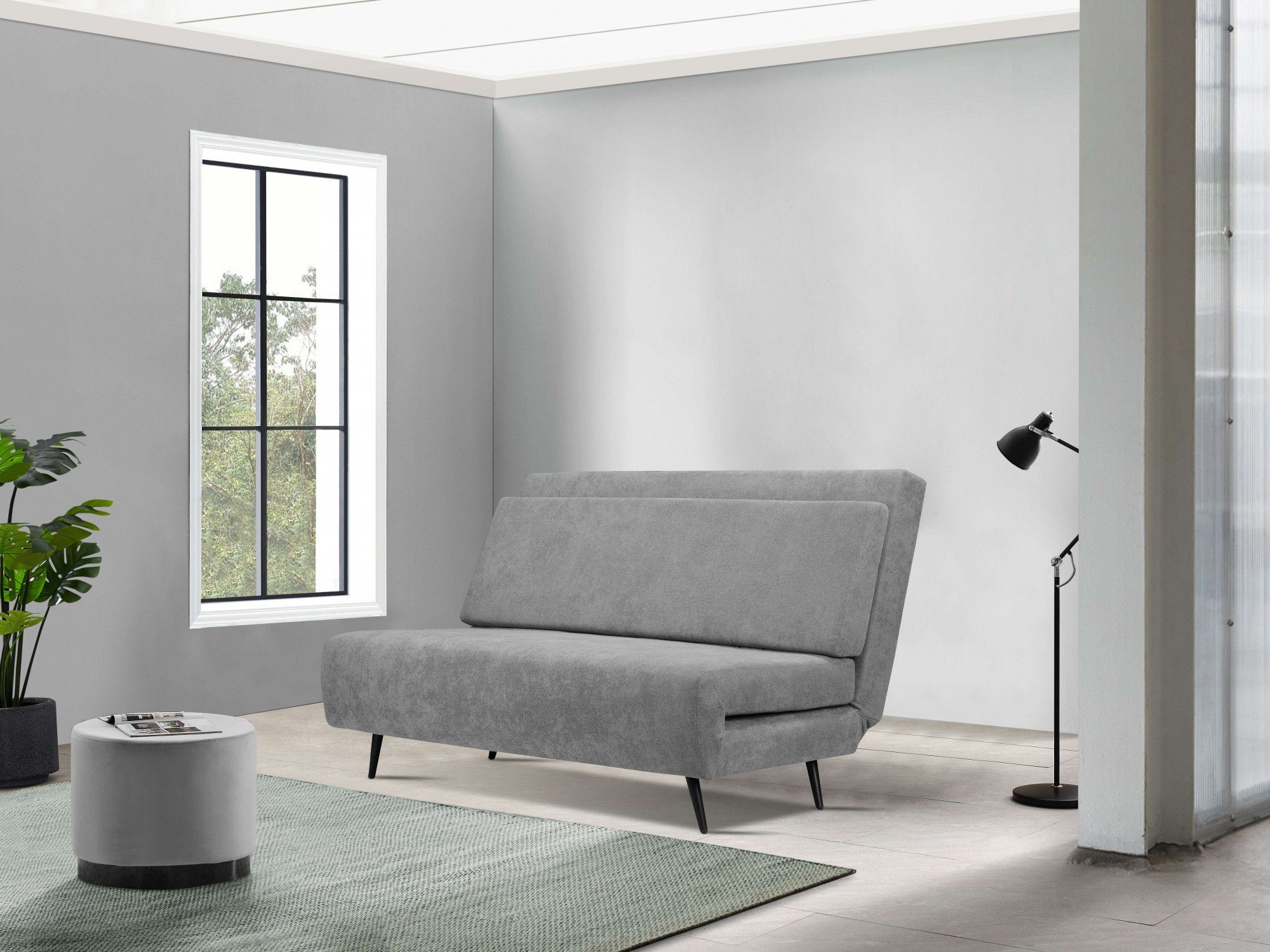 andas Slaapbank LINNEA Daybed met opklapbaar ligoppervlak, in geweven stof, velours, corduroy