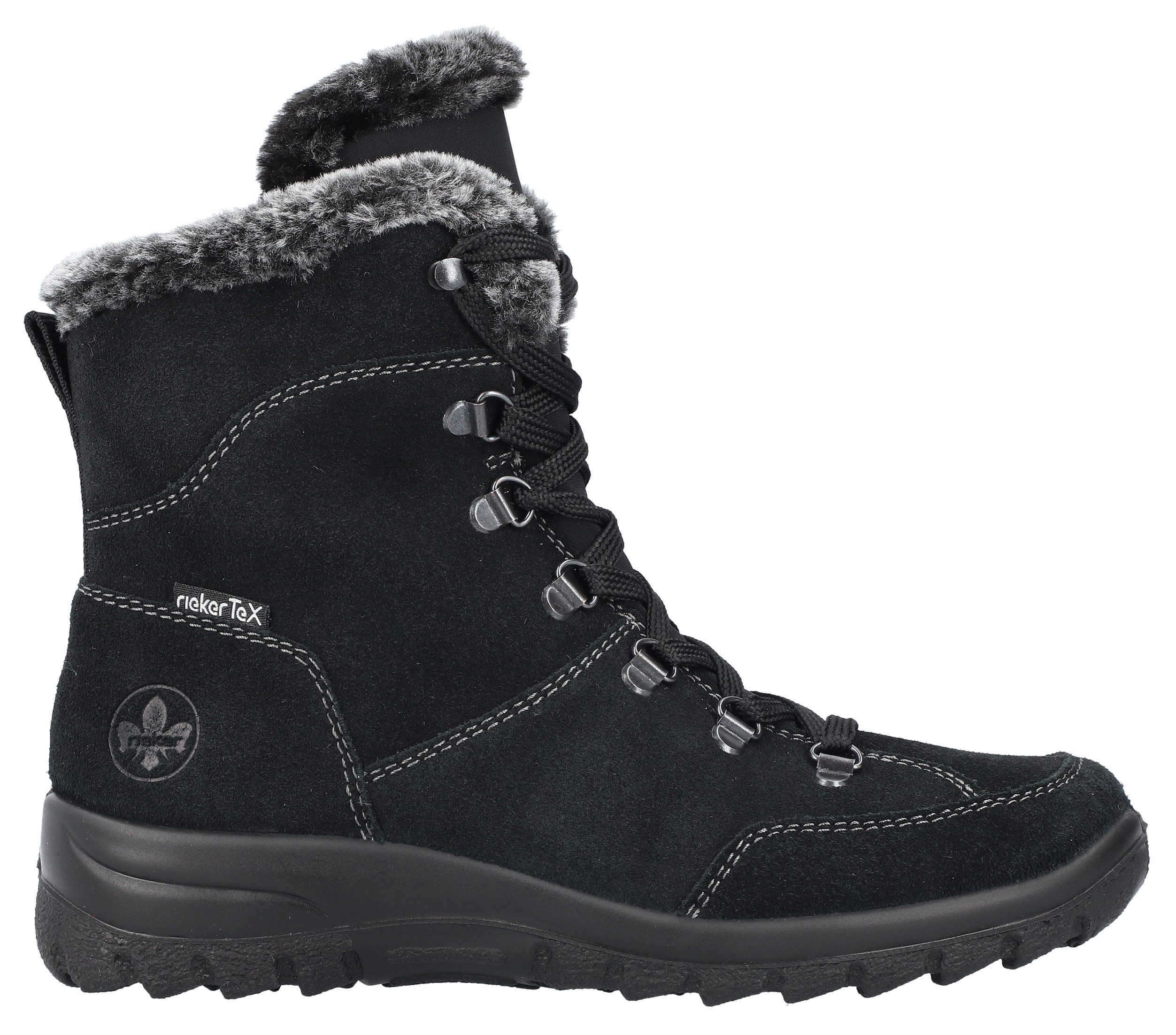 Rieker Winterlaarzen , veterschoenen, enkellaars met waterafstotende riekertex-membraan