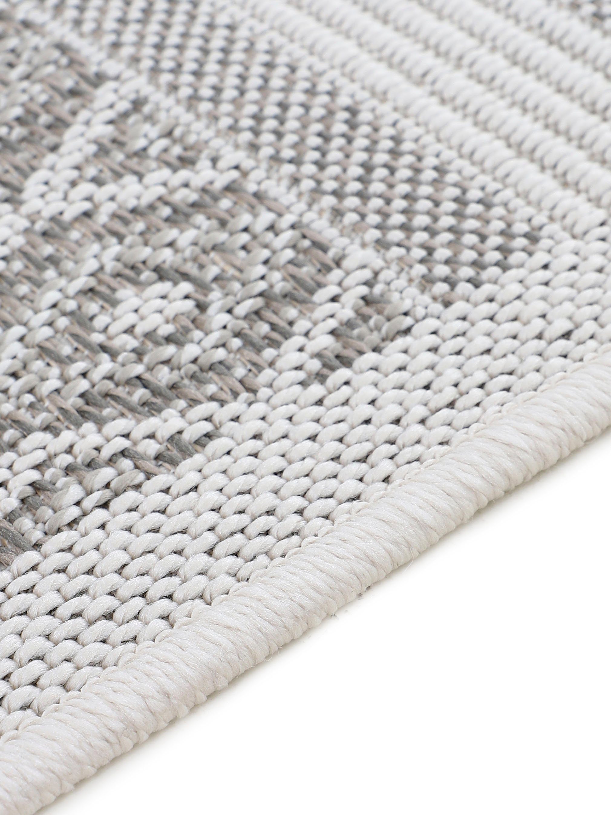 carpetfine Vloerkleed Boho 101 robust vlakweefsel, sisal look, uv-bestendig, buitenruimte