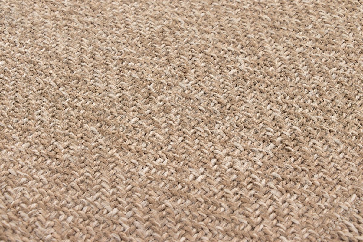 The carpet Vloerkleed Kansas moderne robuuste in- en outdoor tapijt jute look