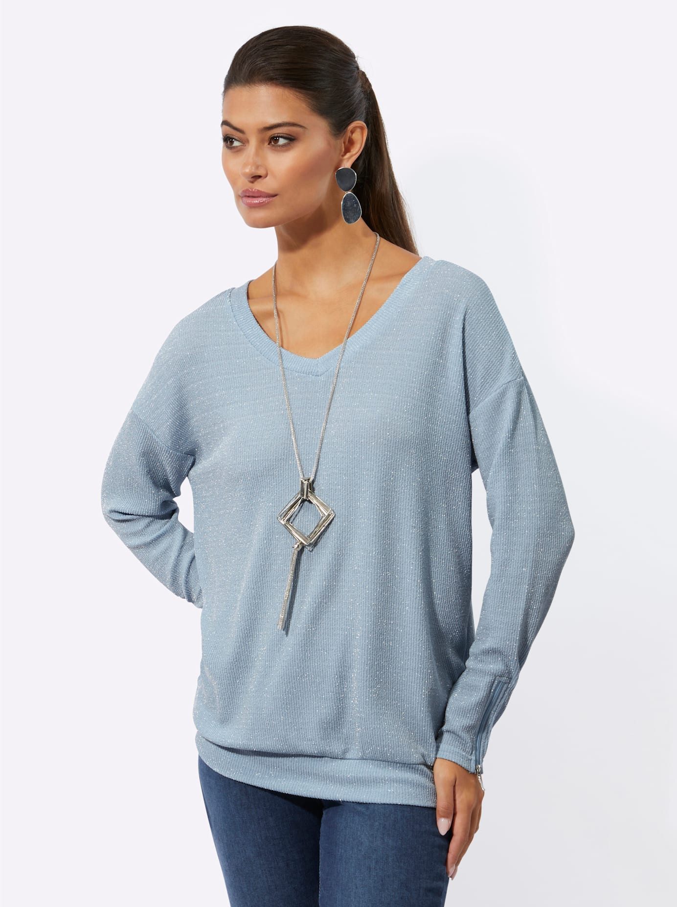 Creation L Shirt met lange mouwen Shirt (1-delig)