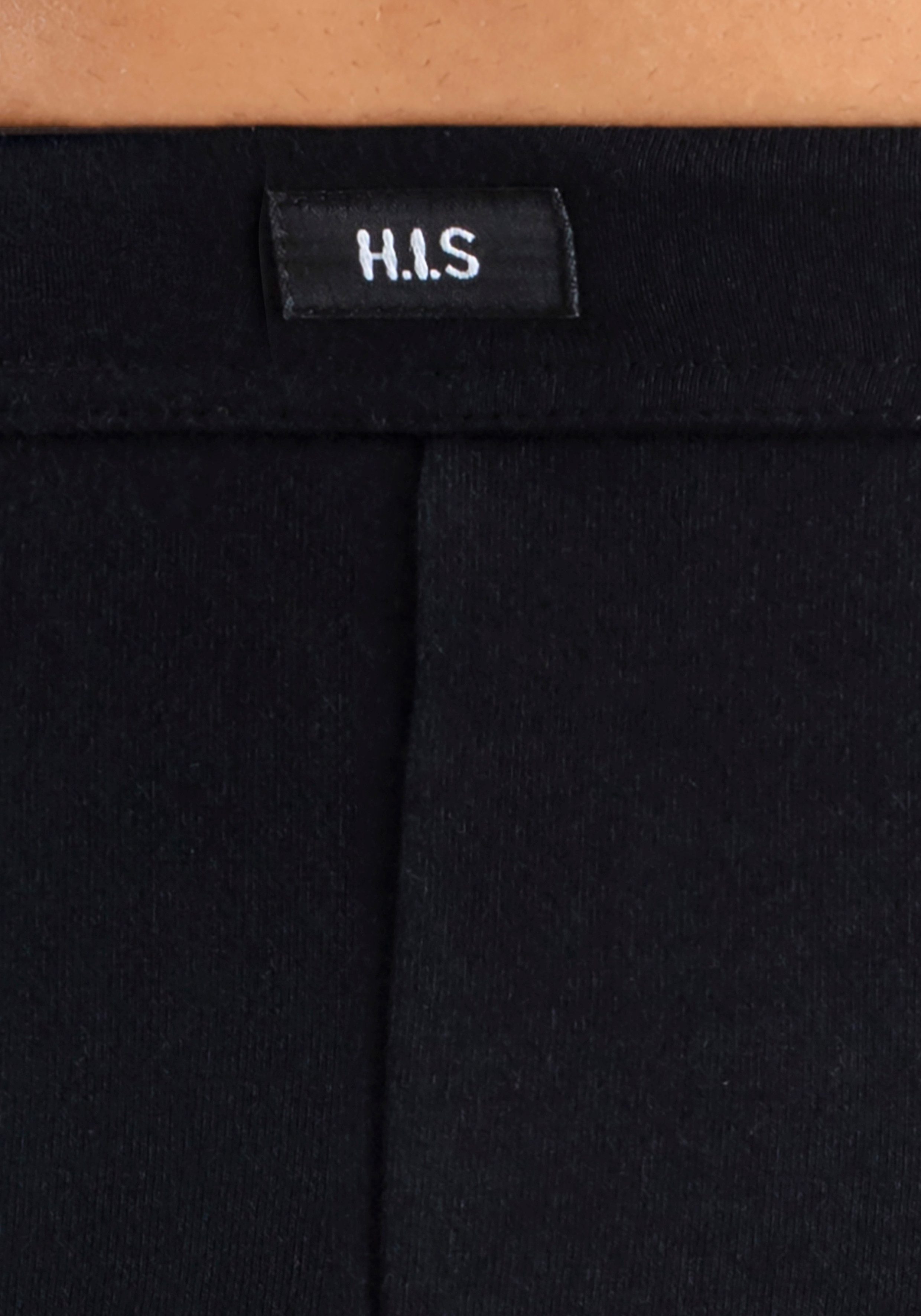 H.I.S Boxershort voor heren met contrasterende strepen aan de zijkanten (set 4 stuks)
