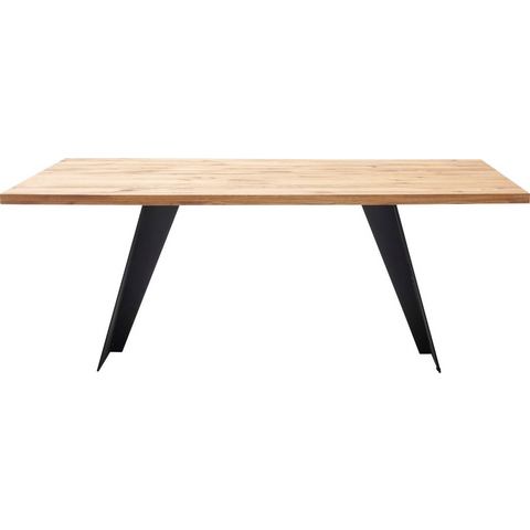 MCA furniture Eettafel Goa Massief houten tafel, eettafel van massief wildeiken FSC-gecertificeerd