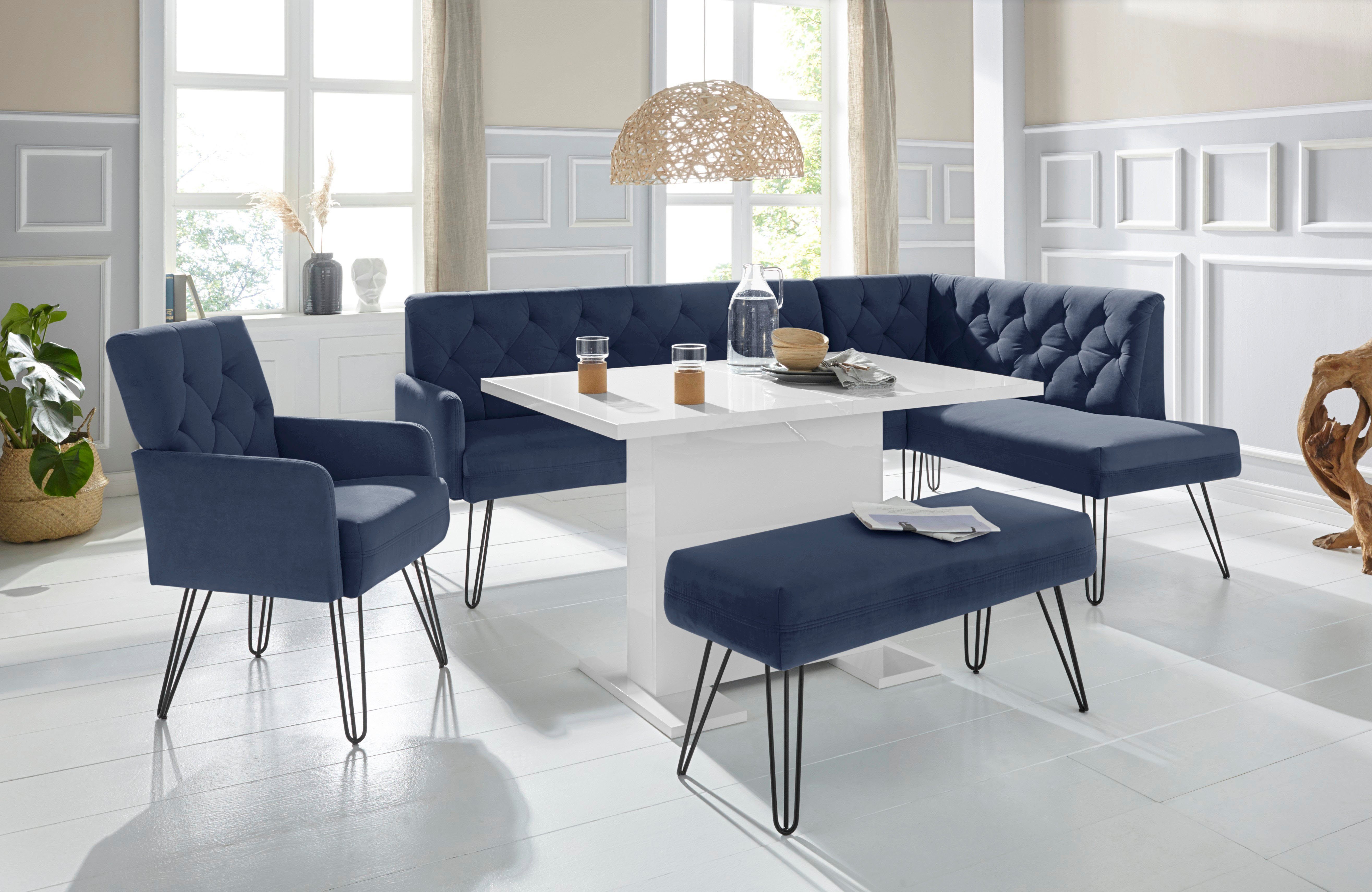 exxpo - sofa fashion Fauteuil Doppio, loungesessel met designonderstel, comfortabel en elegant