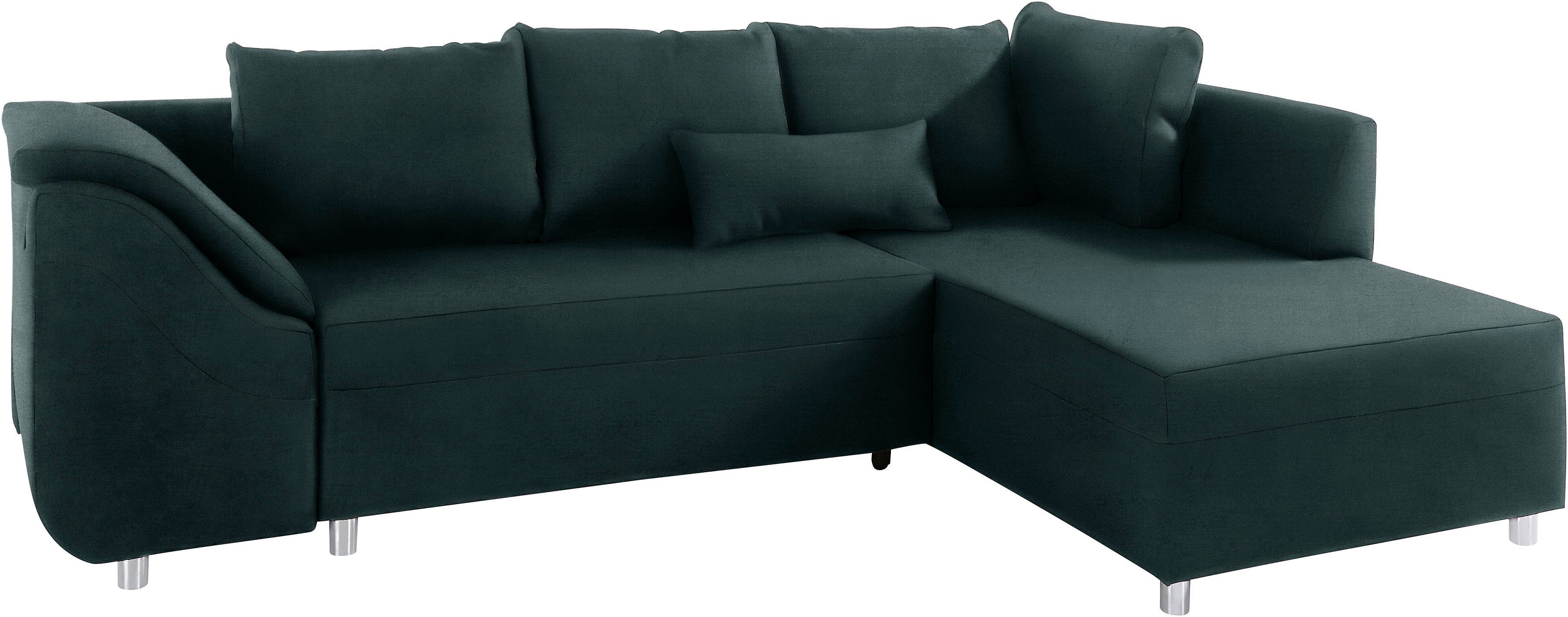 COLLECTION AB Hoekbank Sally L-vorm met en zonder slaapfunctie, inclusief losse rug- en sierkussens