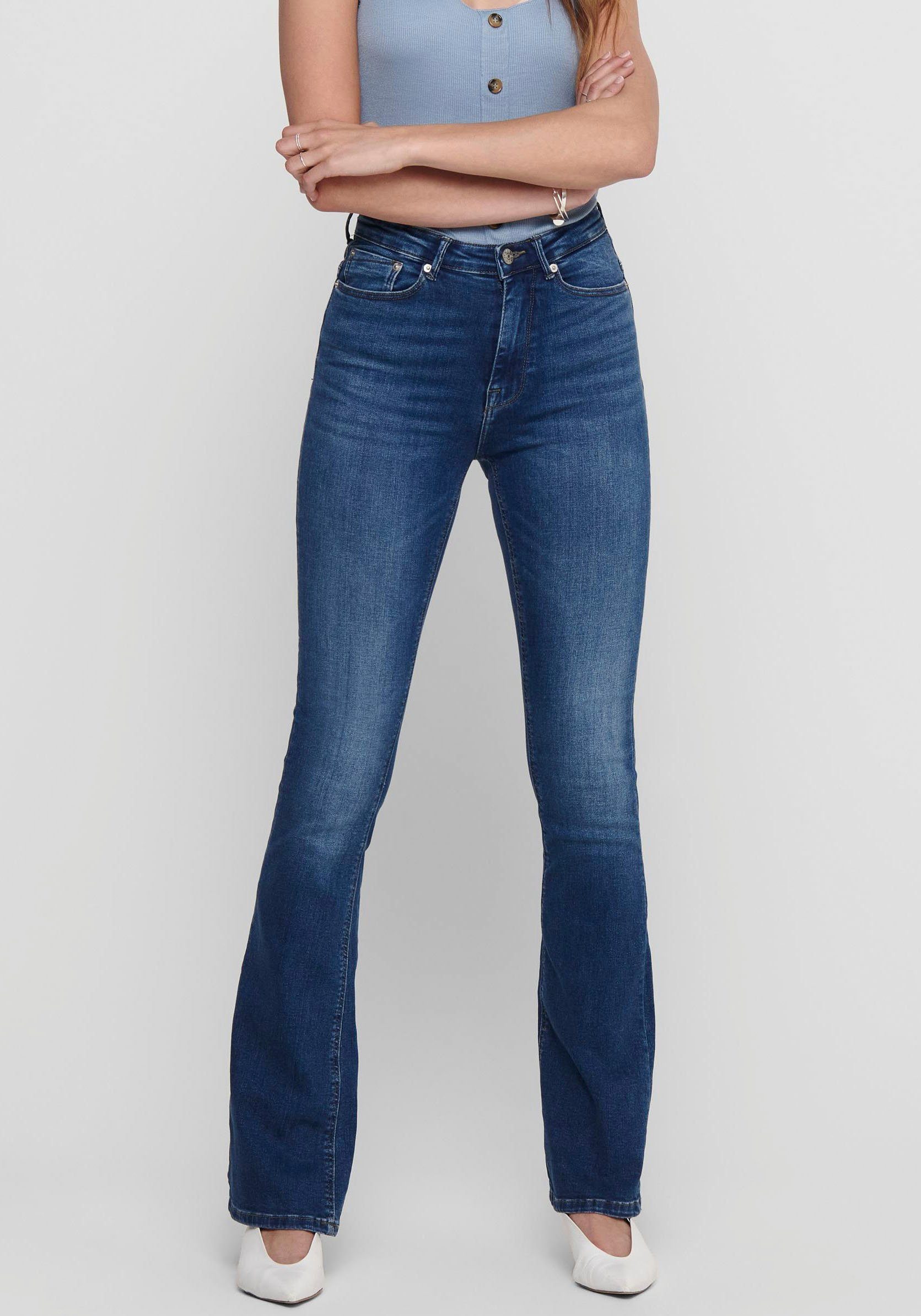OTTO Dames Kleding Broeken & Jeans Jeans Bootcut Jeans Bootcut jeans Met geren Low Waist 
