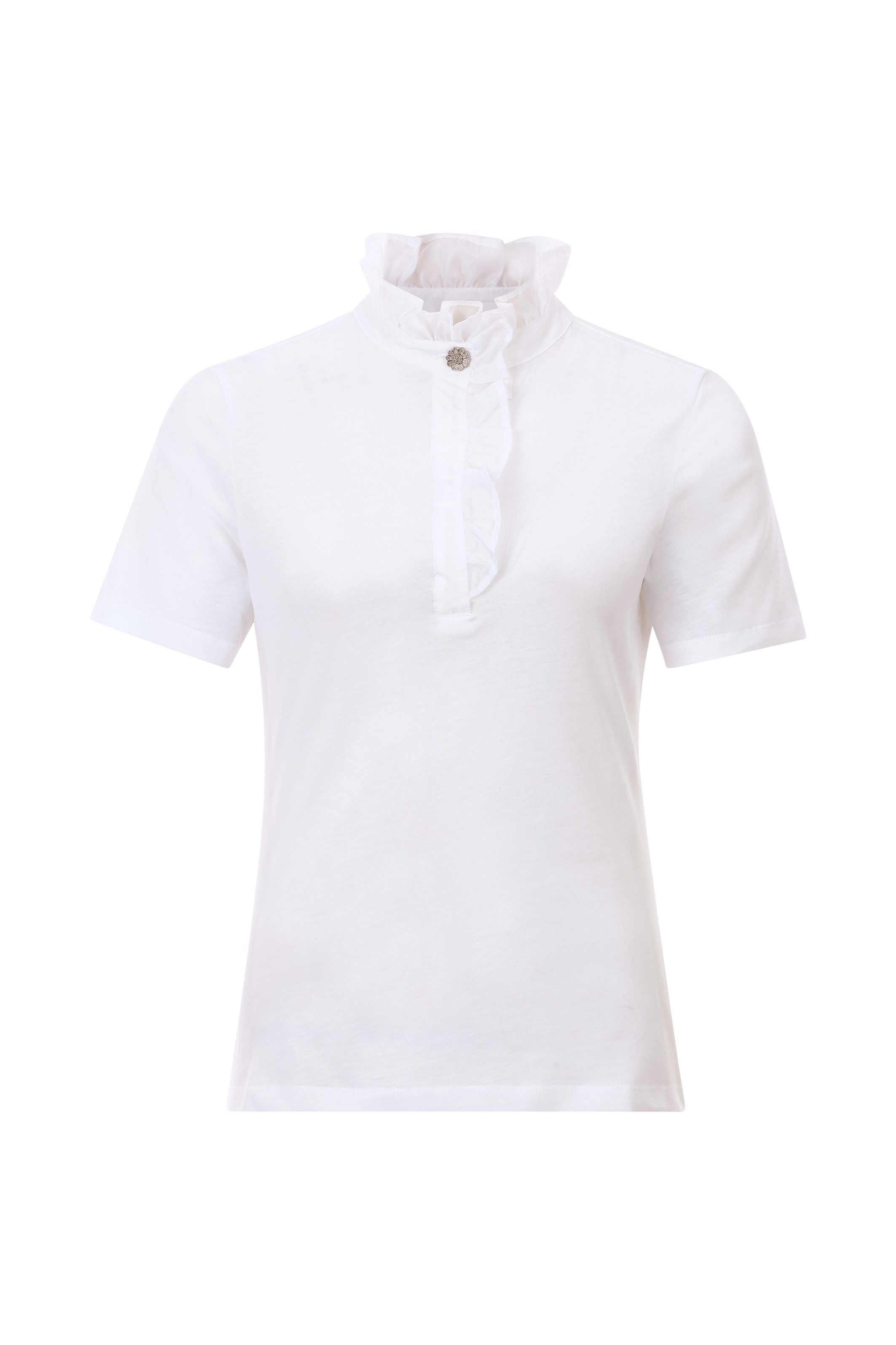 Rich & Royal Shirt Met kraag met ruches