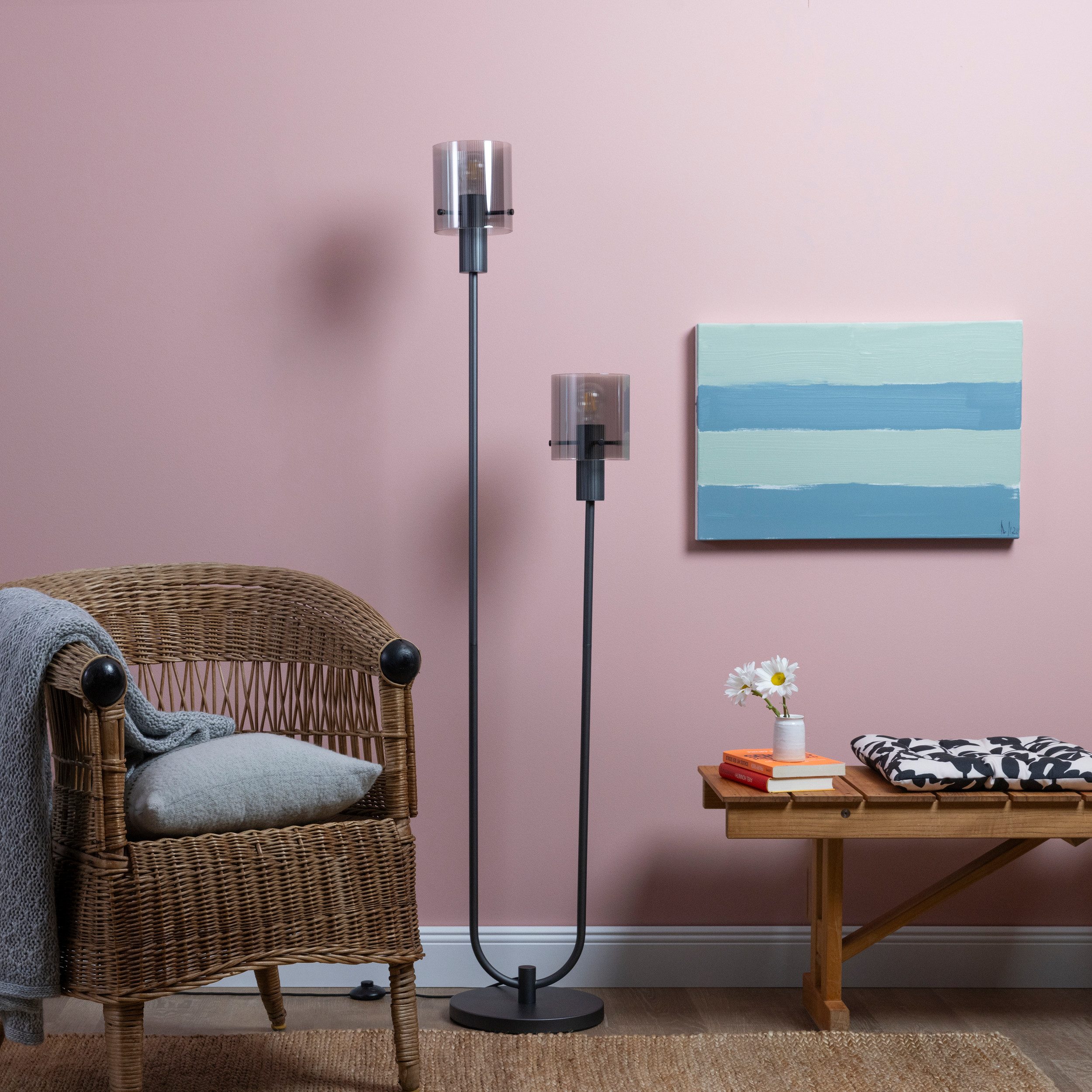 Brilliant Leuchten Staande lamp Riffelini