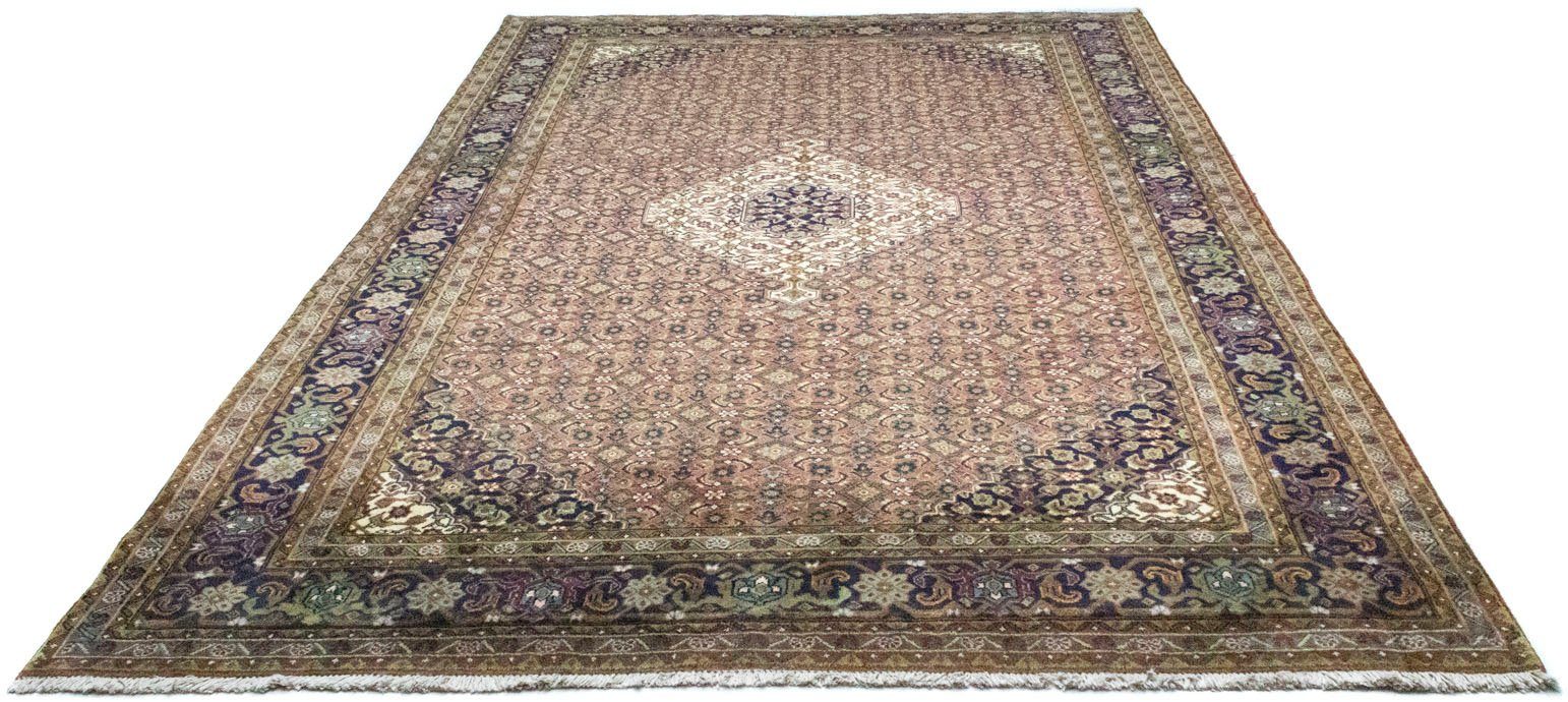 morgenland Wollen kleed Maschad Teppich handgeknüpft rot-Perserteppich - Nomadic - 338 x 216 cm - rot