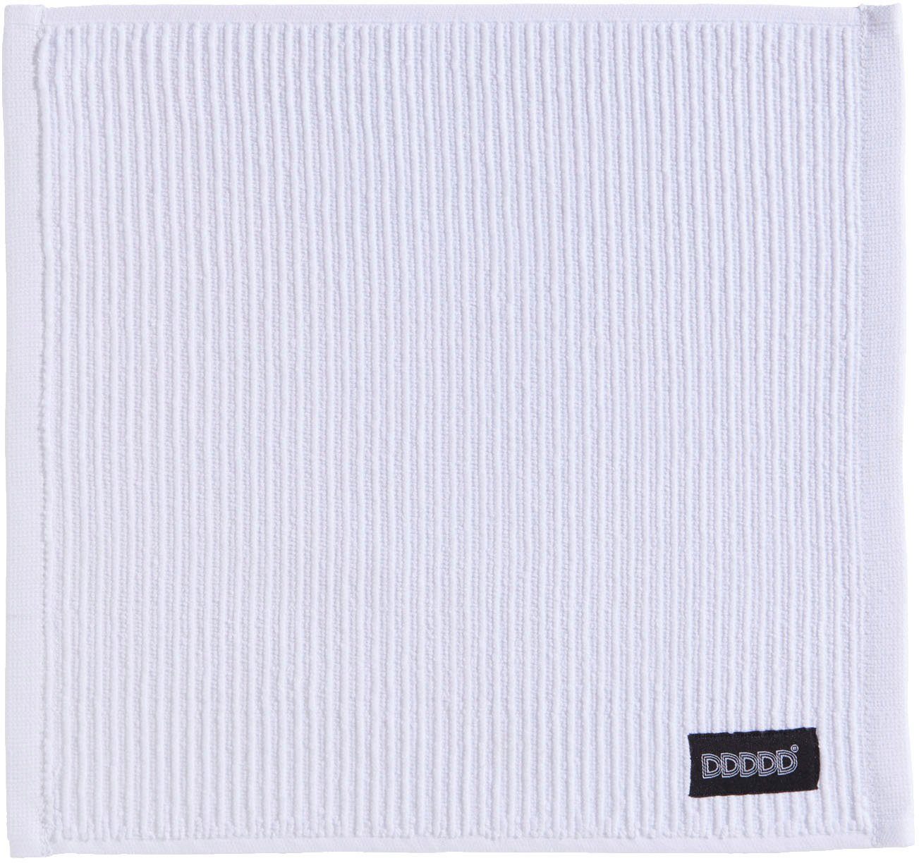 DDDDD Vaatdoek Basic met luxueuze ribstructuur en optimale vochtabsorptie (set, 4-delig)