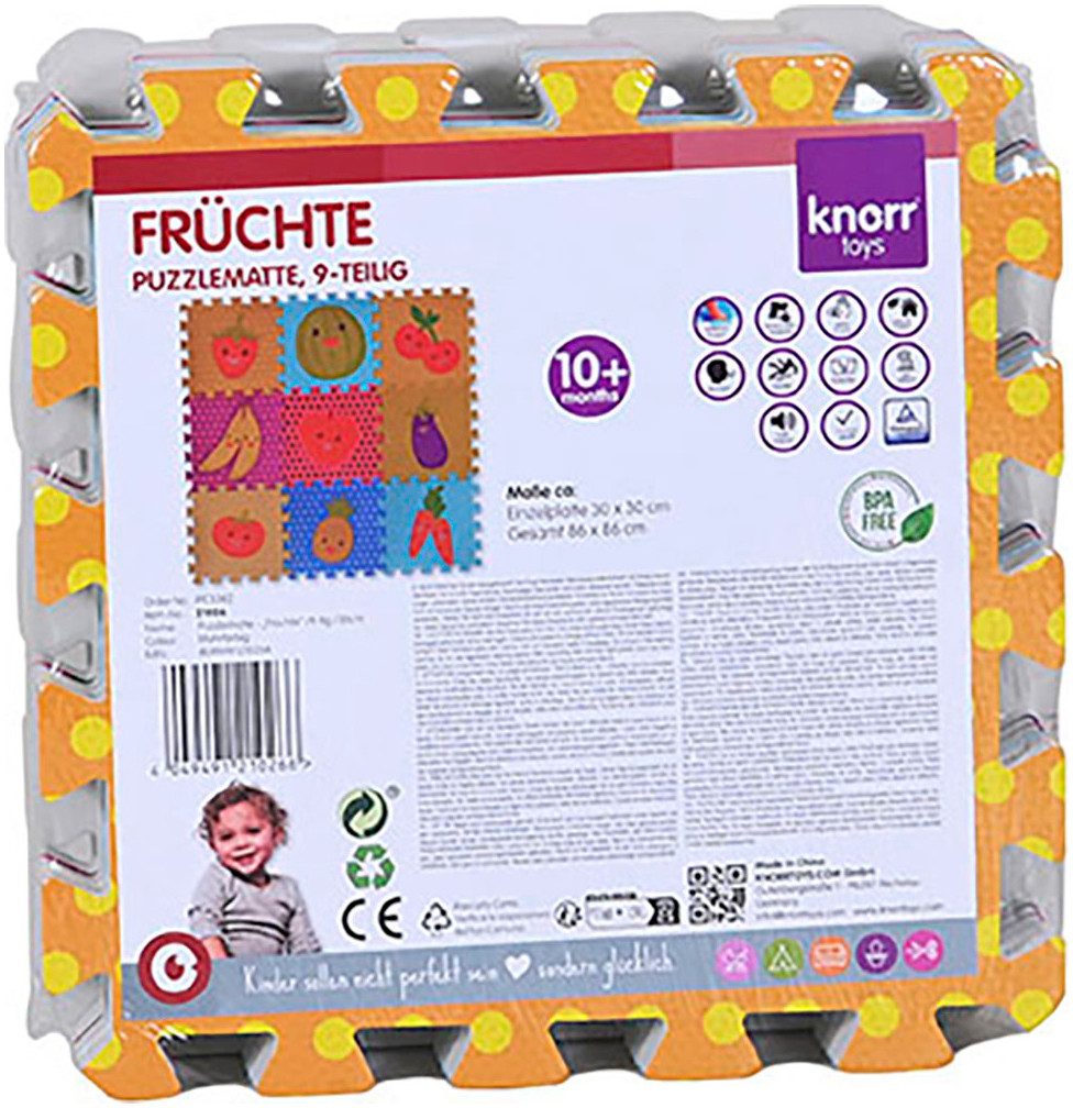 Knorrtoys® Puzzel Fruit Puzzelmat, vloerpuzzel