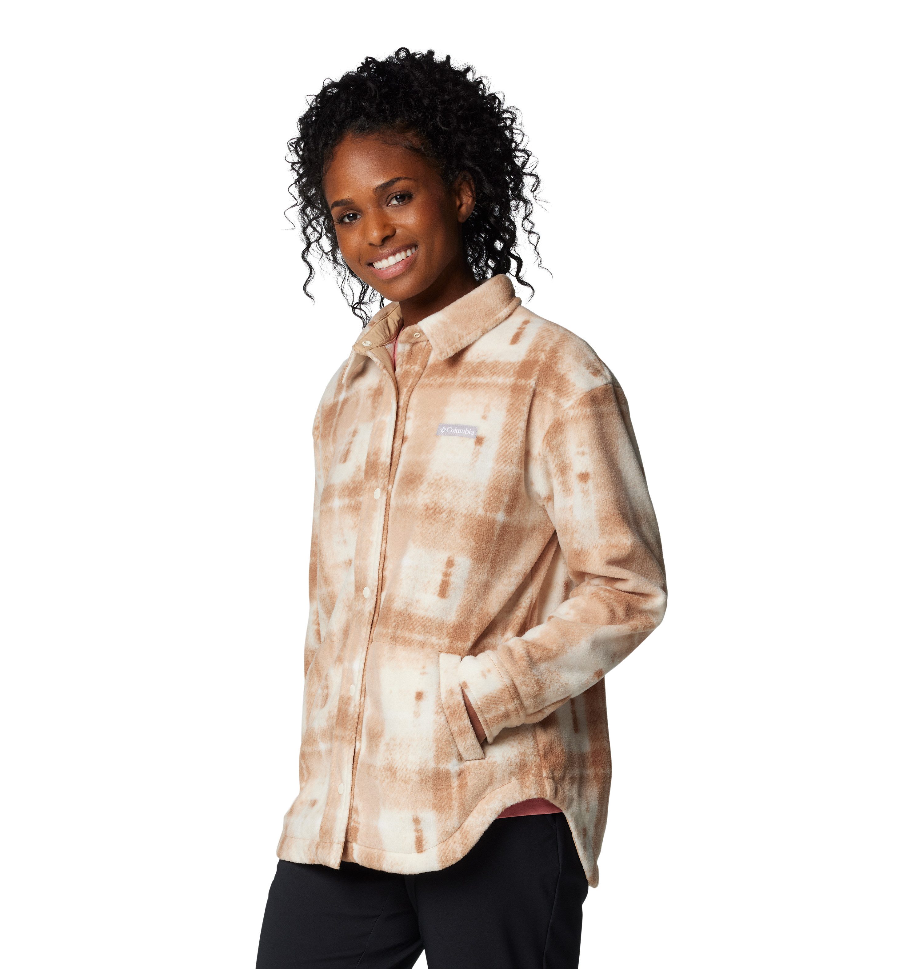 Columbia Geruit overhemd Benton Springs™ Shirt Jacket II (Statement-patroon met klassieke kraag)