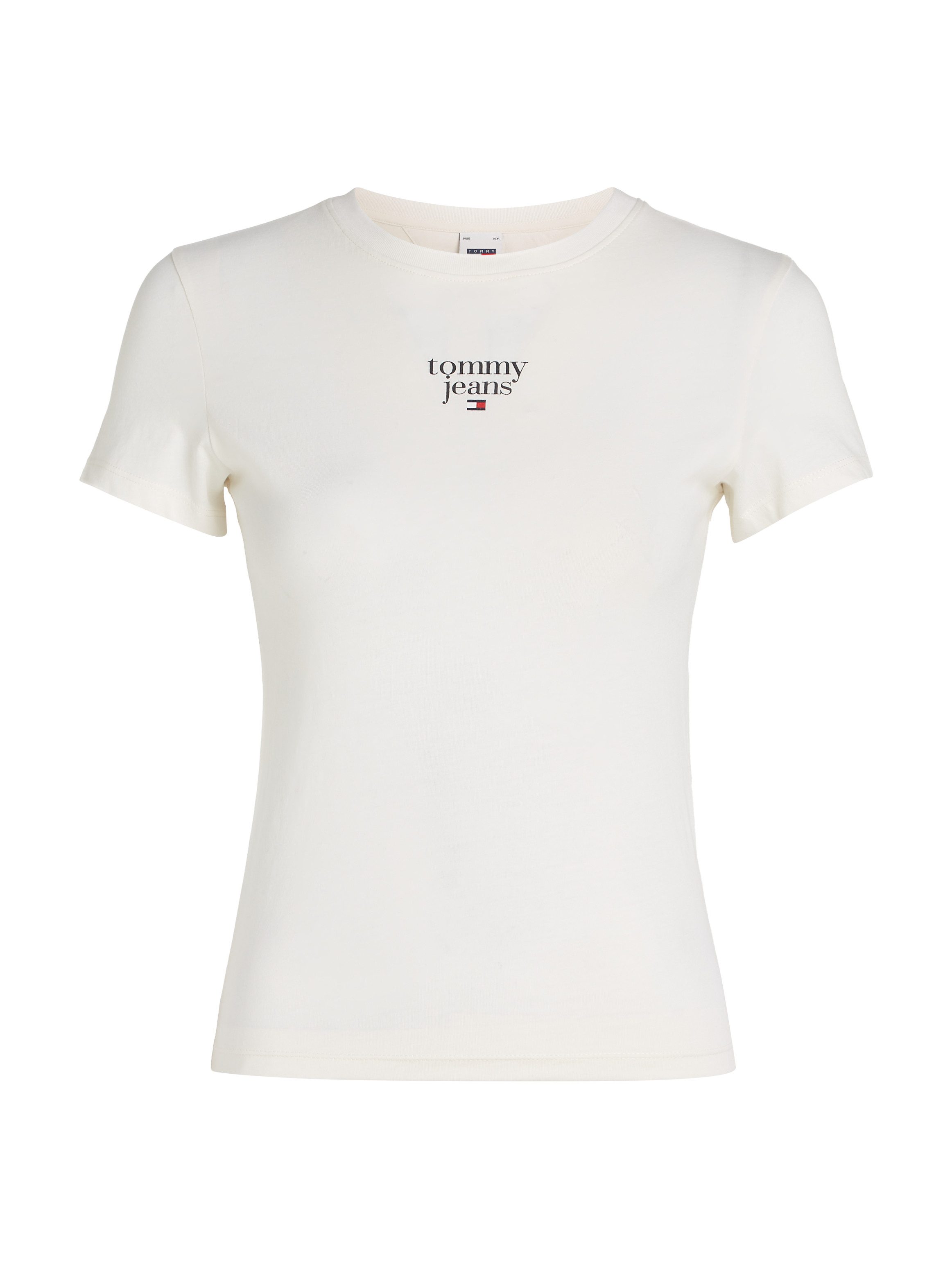 Tommy Jeans Curve T-shirt TJW SLIM ESSENTIAL LOGO1 TEE EXT in grote maten met logo-opschrift