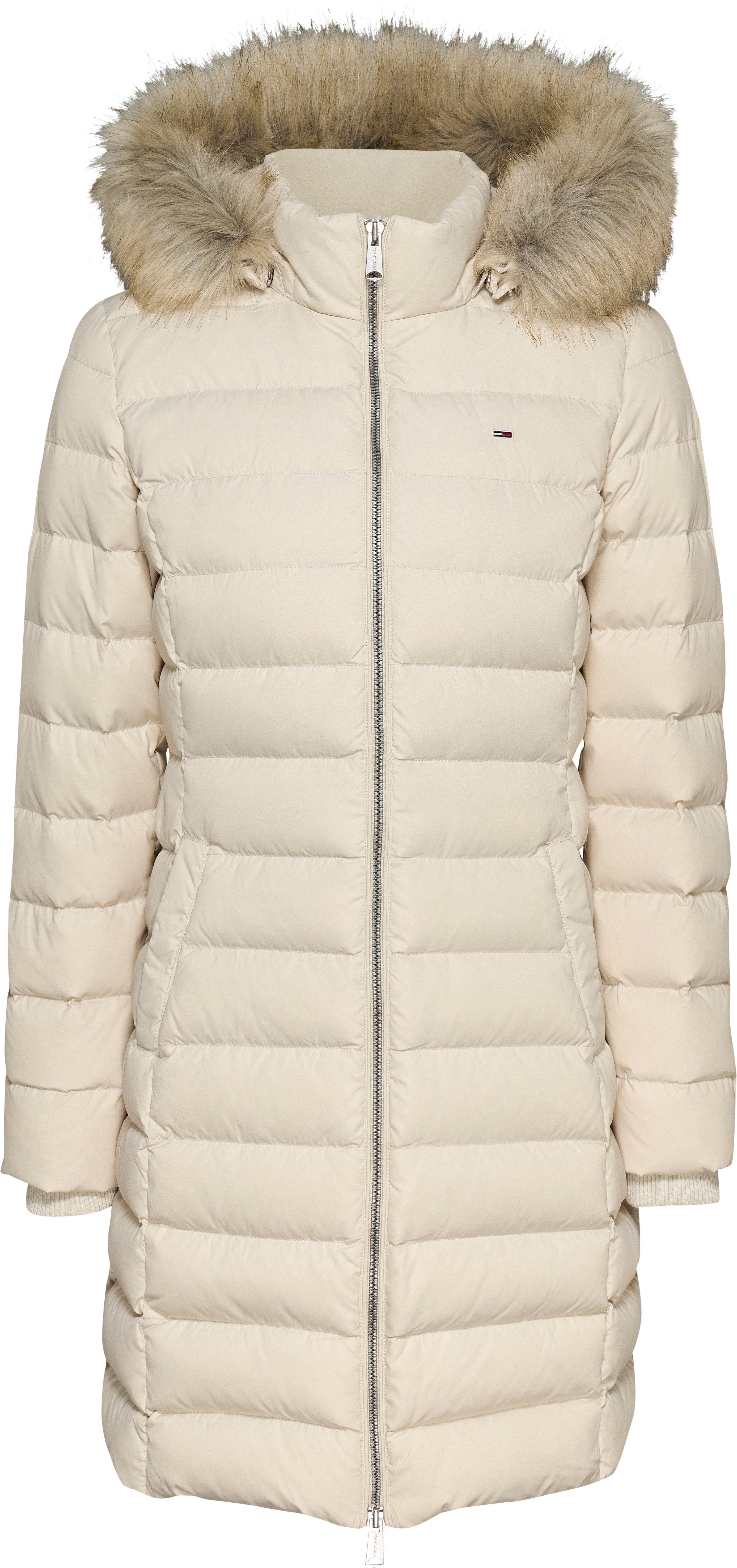 TOMMY JEANS Gewatteerde jas TJW ESSENTIAL HOODED DOWN COAT