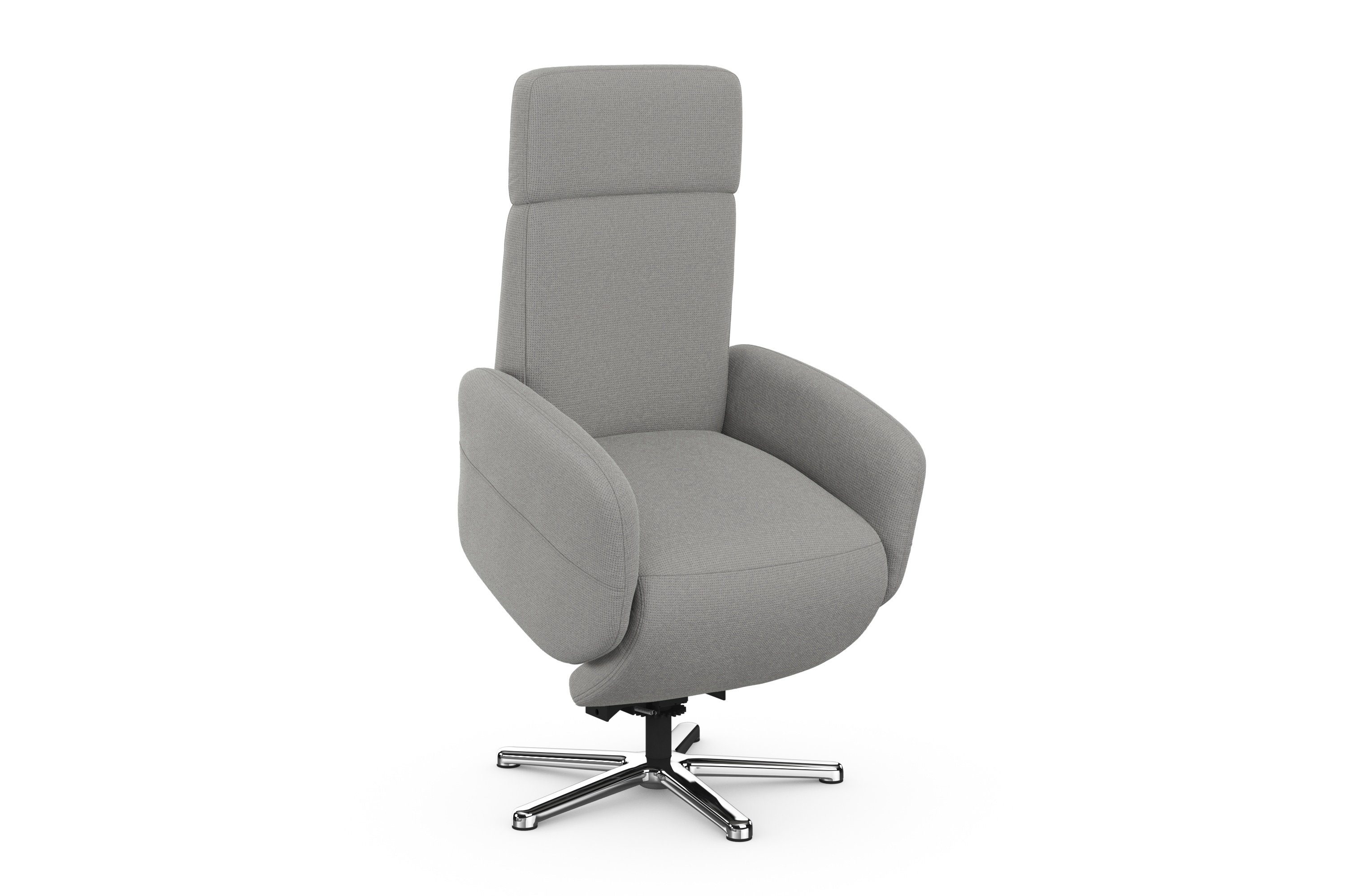 sit&more Relaxfauteuil Grenoble, incl. hoofdsteunverstelling en bekabelde afstandsbediening