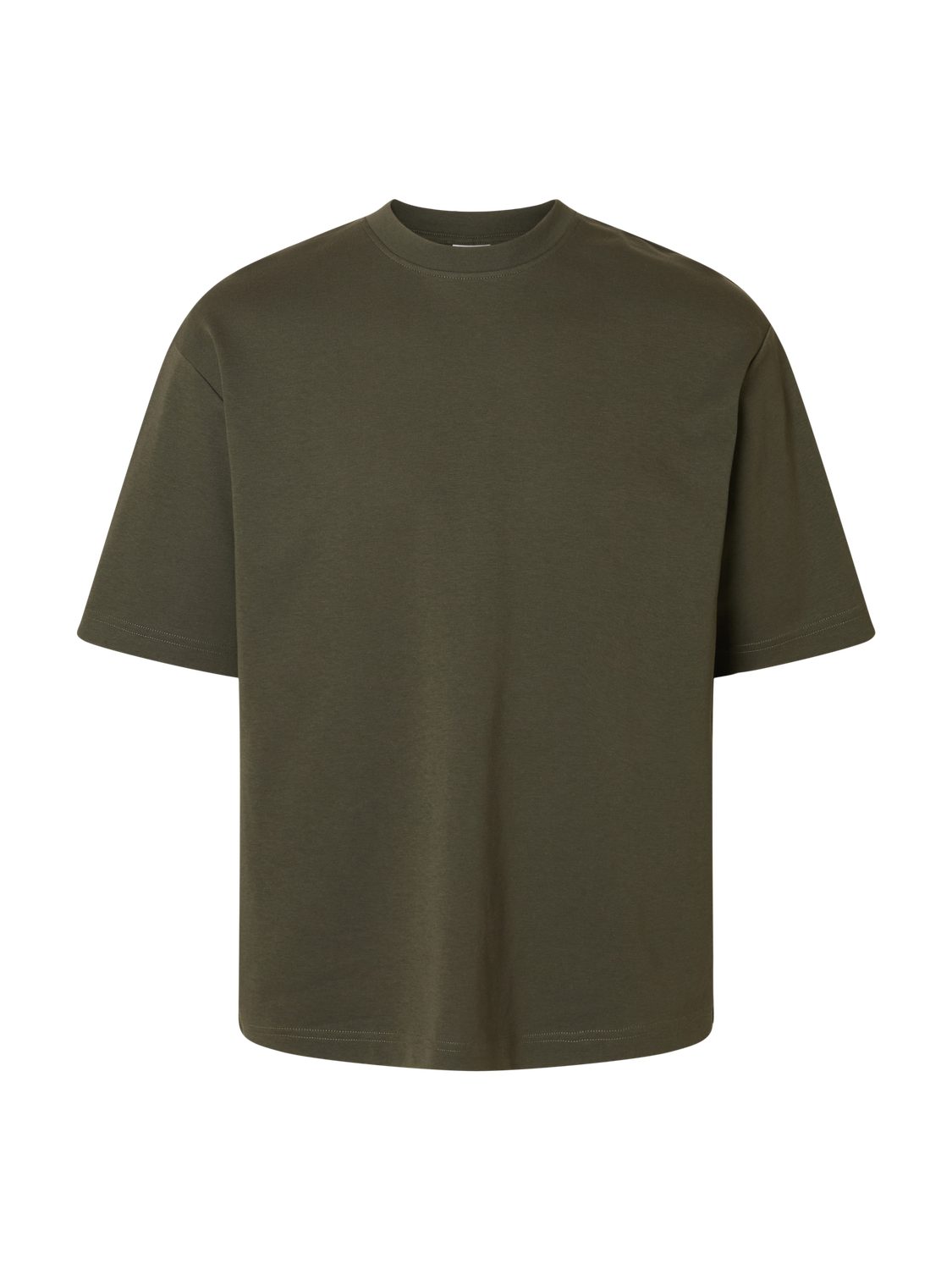 SELECTED HOMME Shirt met ronde hals SLHZLOOSE-BOB SS O-NECK TEE