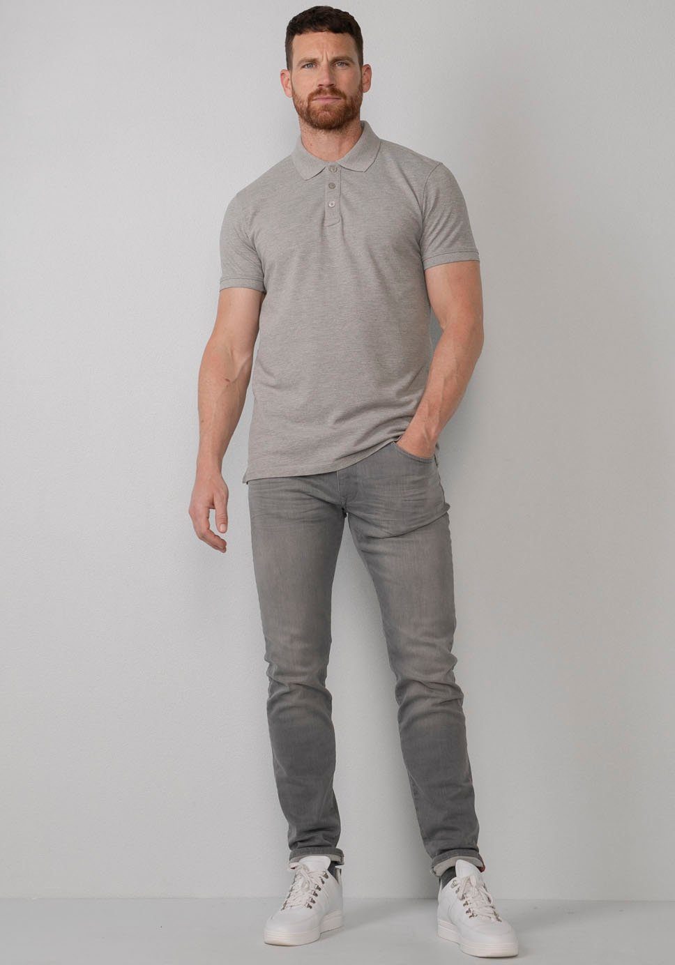 Petrol Industries Poloshirt met knoopsluiting