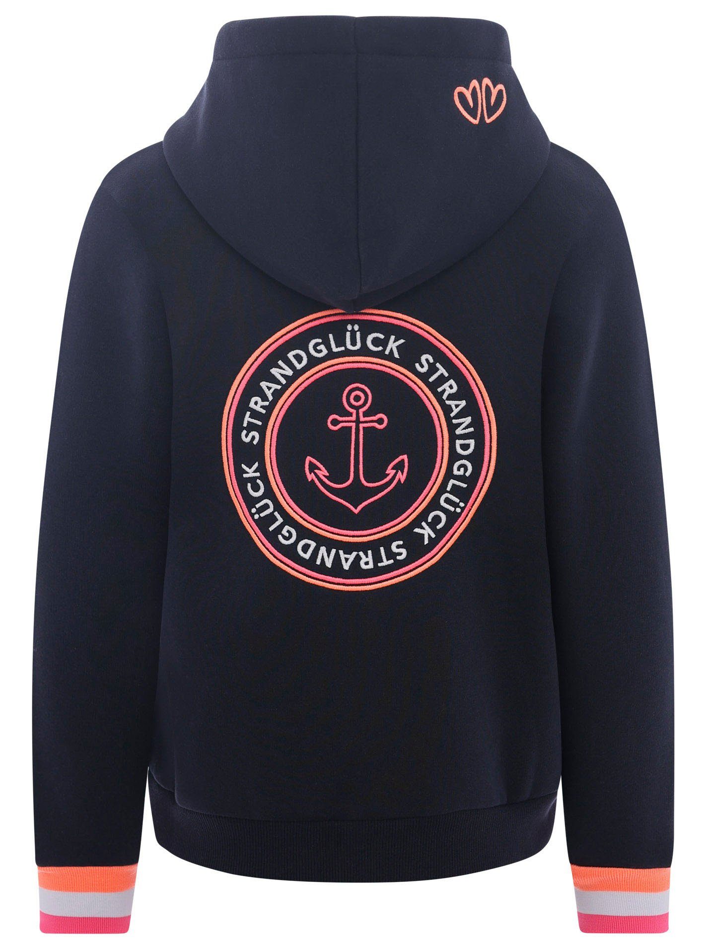 Zwillingsherz Capuchonsweatvest