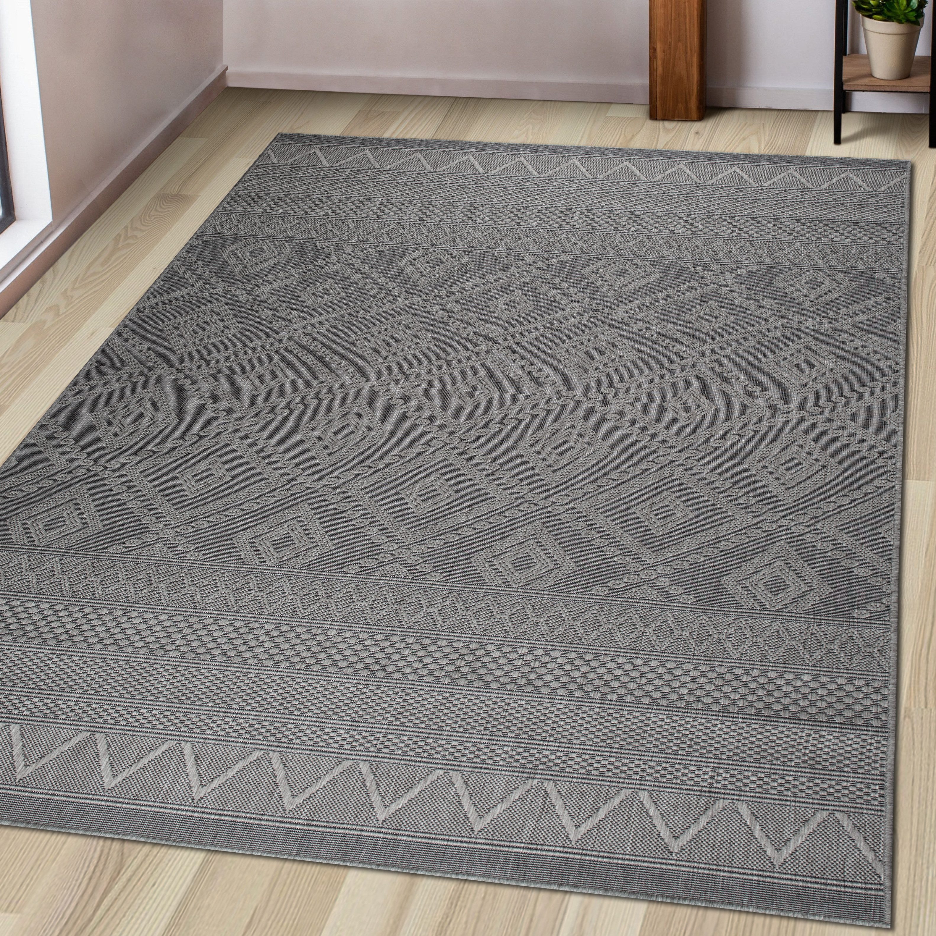 my home Vloerkleed Toronto is ook als loper verkrijgbaar Geschikt voor binnen en buiten, sisal-look, weerbestendig & uv-bestendig, boho