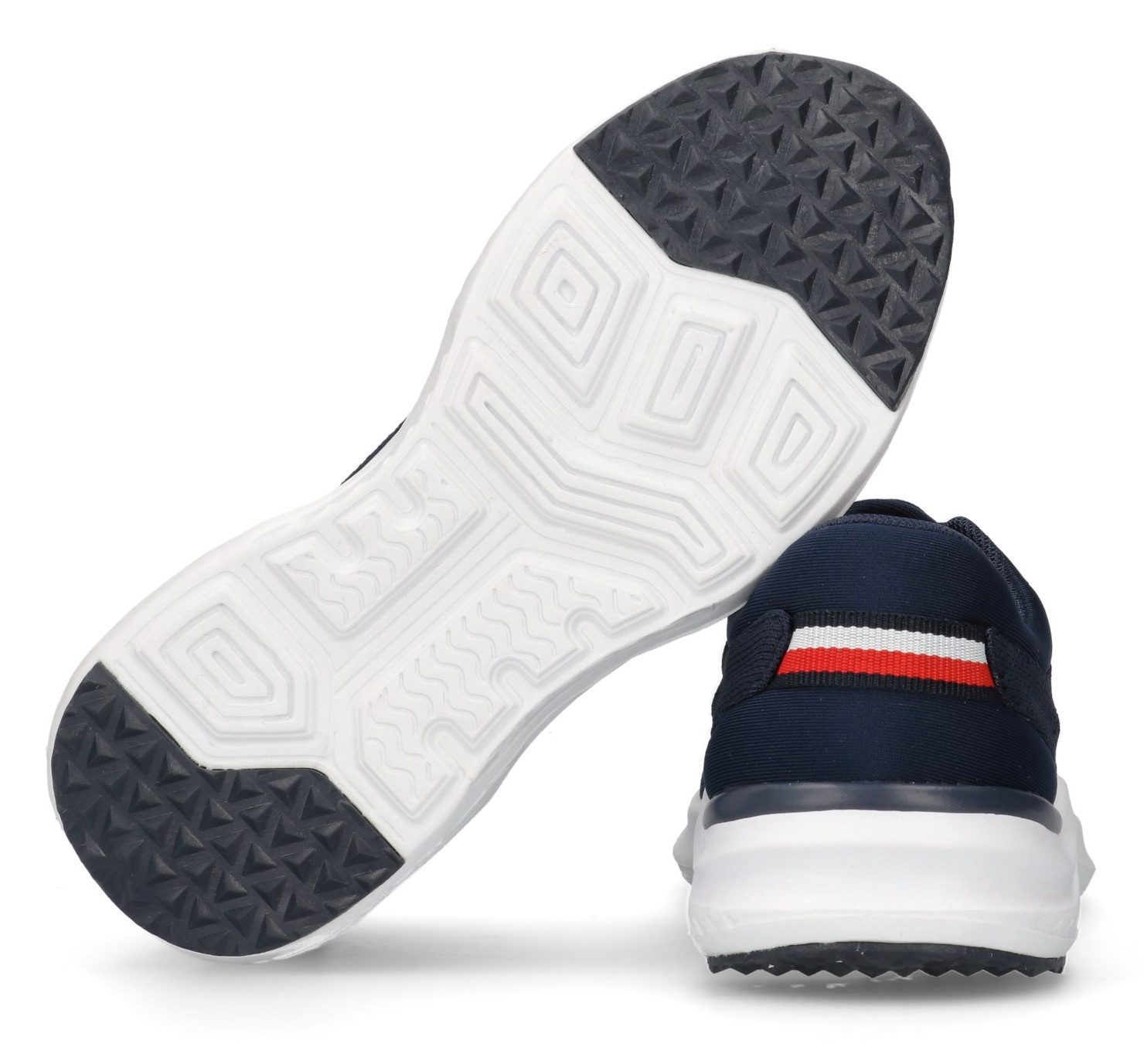 Tommy Hilfiger Sneakers , veterschoenen, vrijetijdsschoen met logovlag