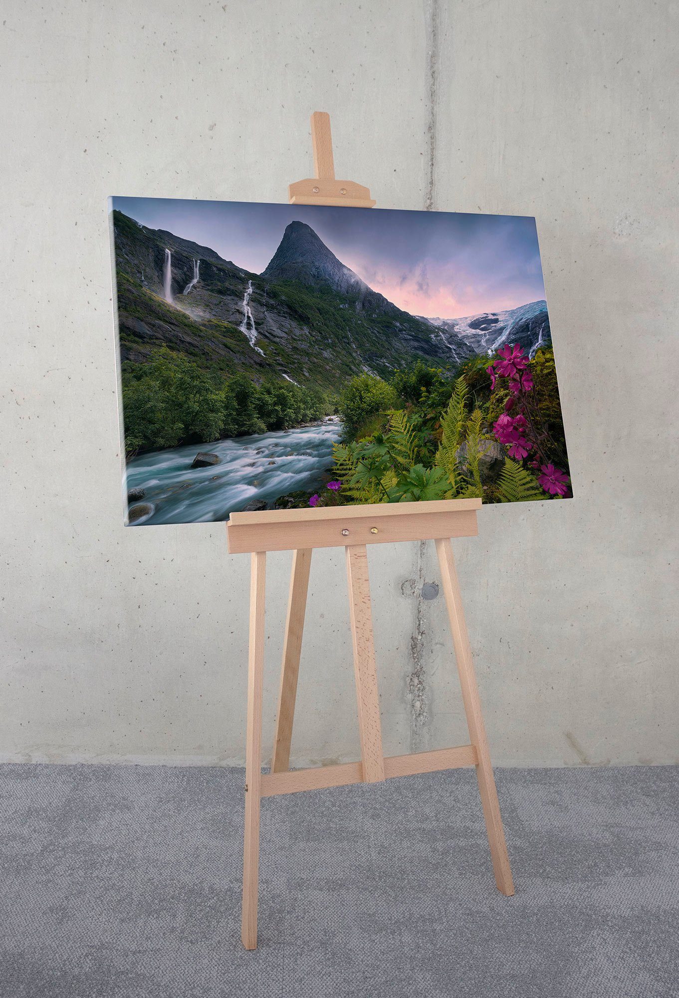 Komar Artprint op linnen Scandinavian Paradise - Afmeting 90 x 60 cm (1 stuk)