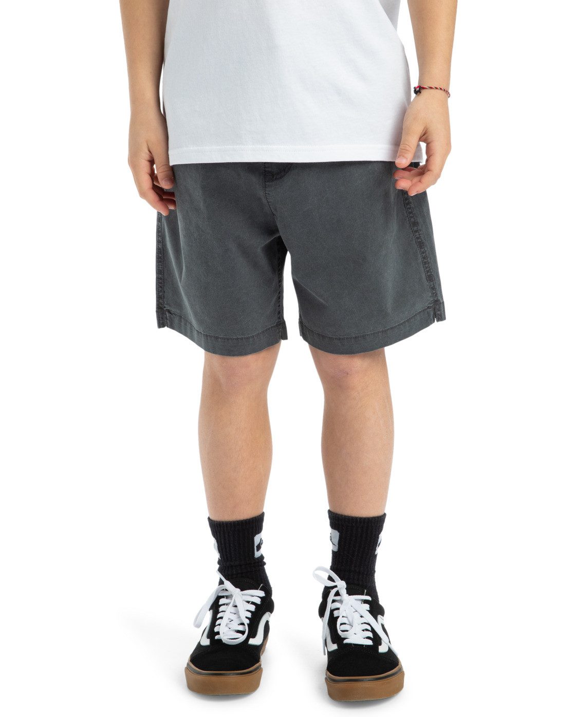 Quiksilver Bermuda Taxer Youth 15" jongens bermuda broeken maat 8 zwart