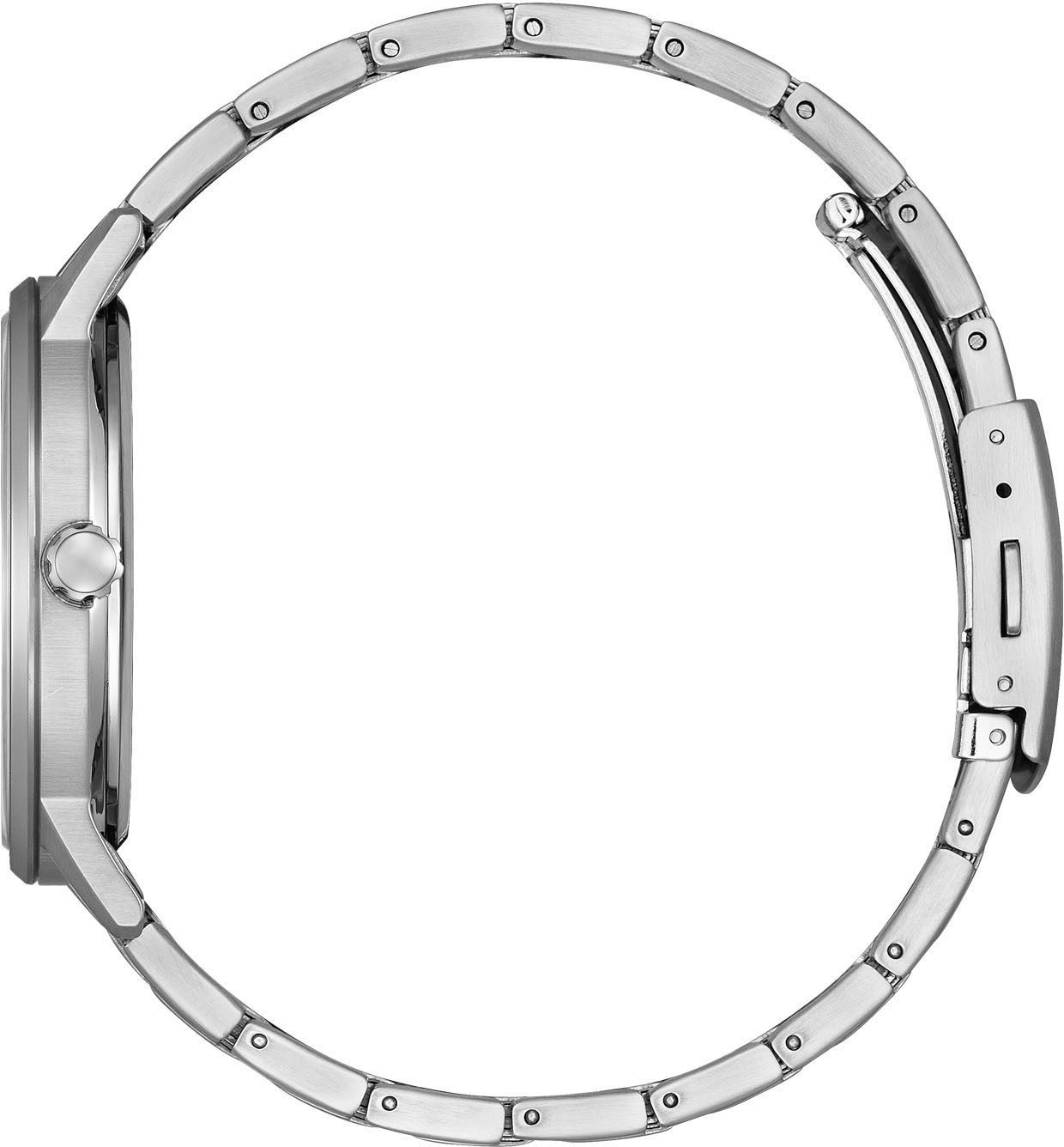Citizen Solarhorloge Polshorloge, herenhorloge, leren band, analoog, datum, Eco-Drive