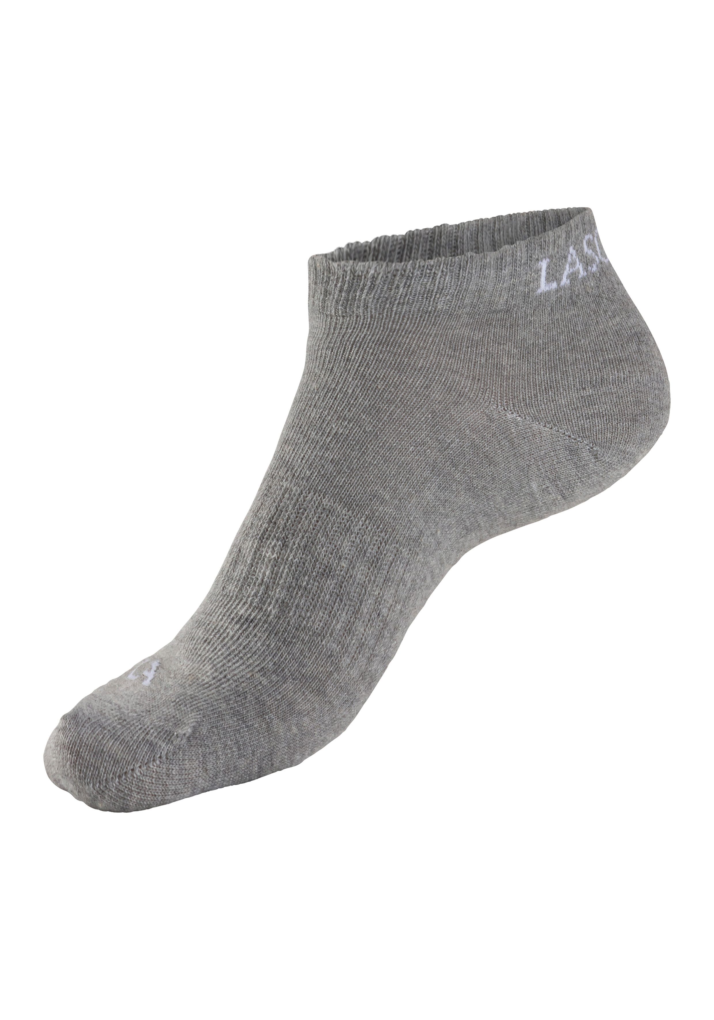 active by Lascana Sneakersokken met ingebreid merklogo (set, 6 paar)