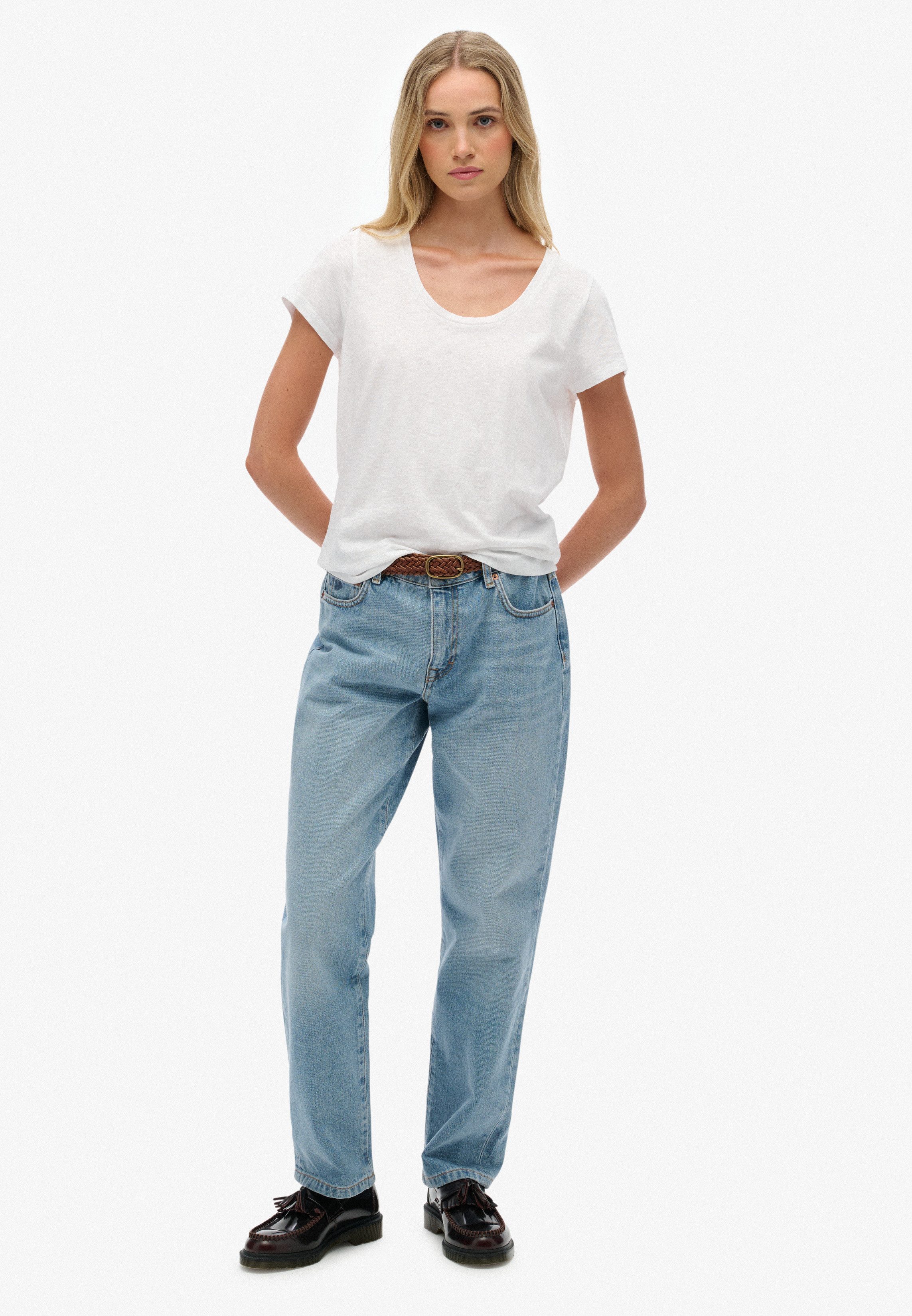 Superdry T-shirt STUDIOS SCOOP NECK TEE