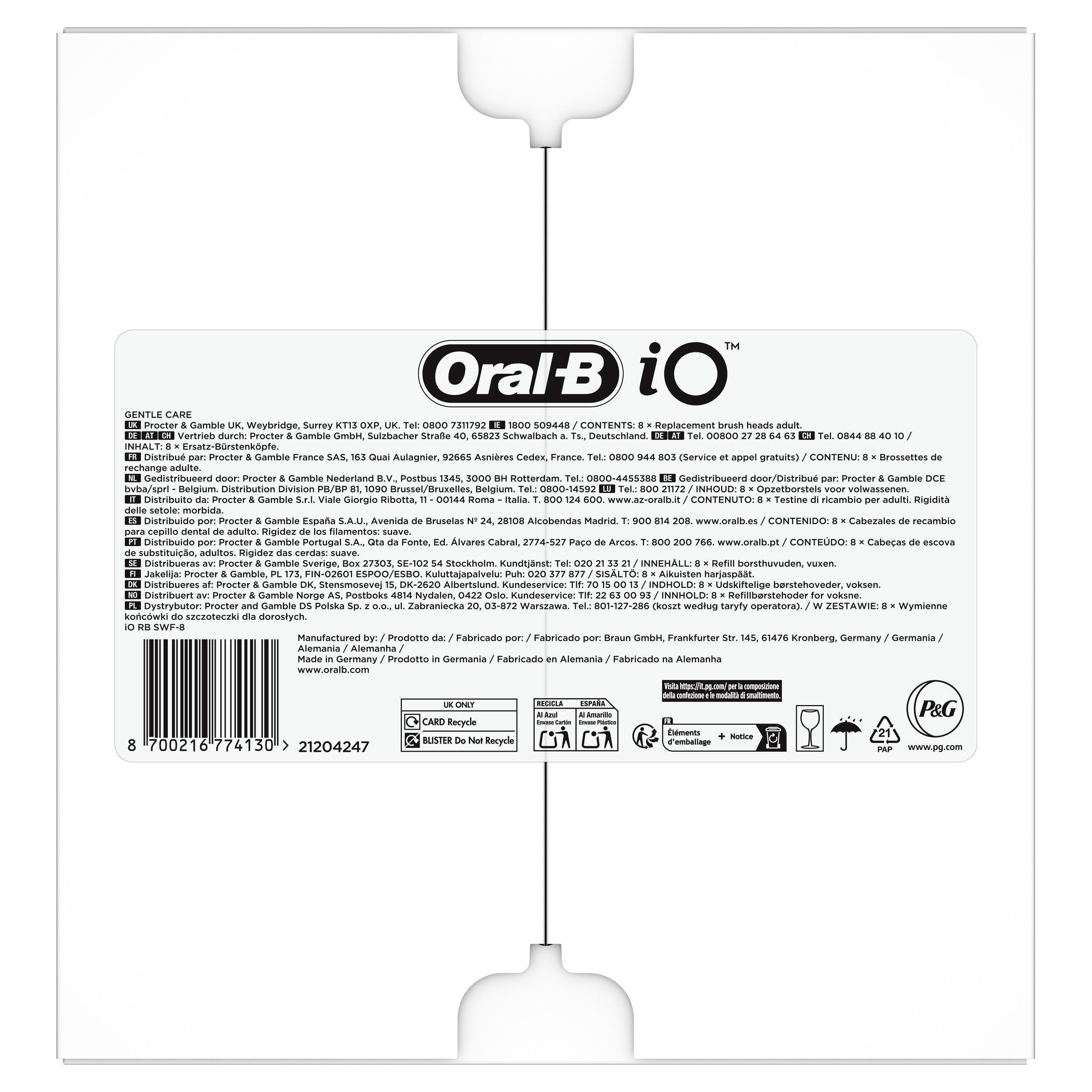 Oral B Opzetborstels Oral-B iO Zachte Reiniging